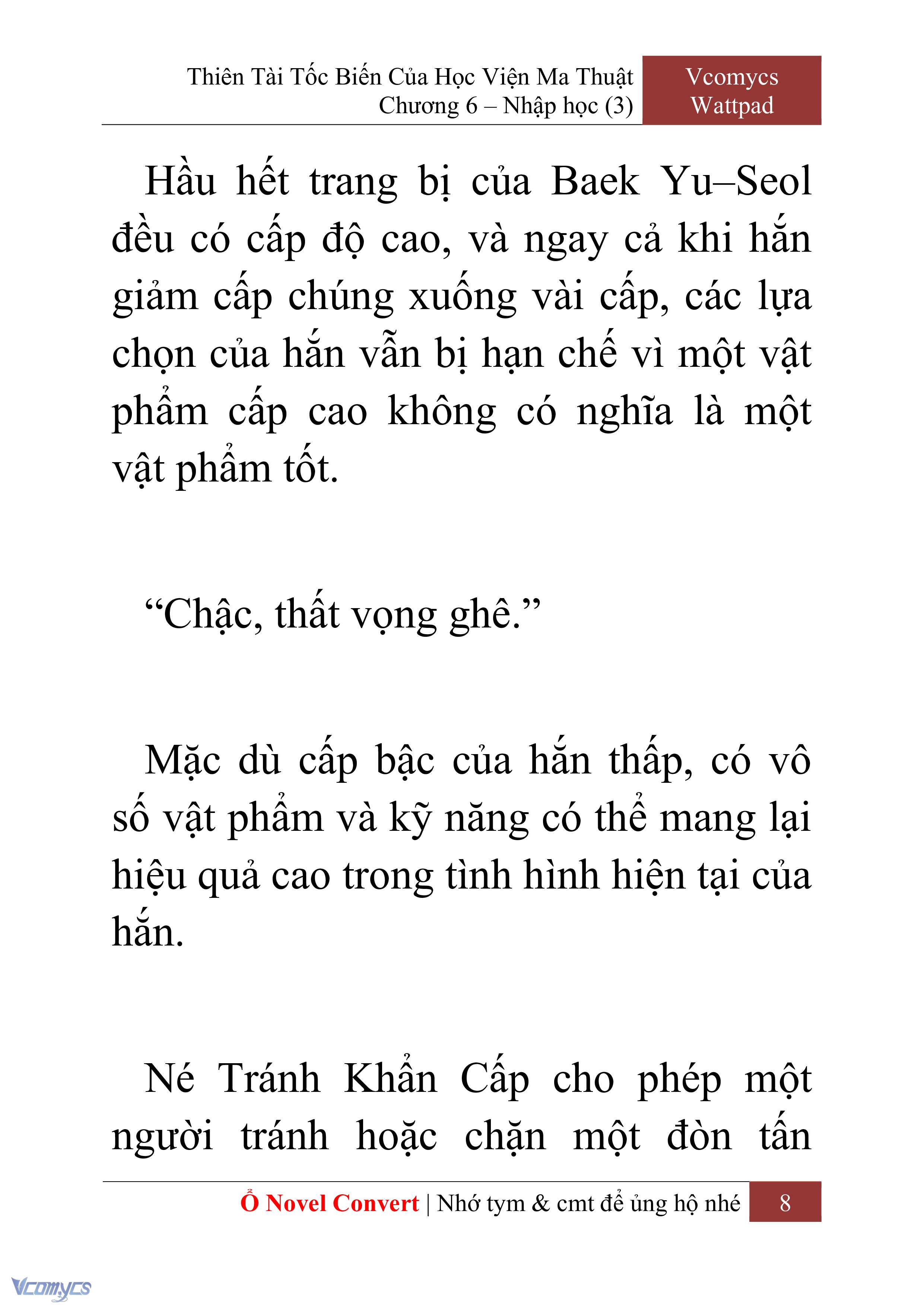 [Novel] Thiên Tài Tốc Biến Của Học Viện Ma Thuật Chap 6 - Trang 2