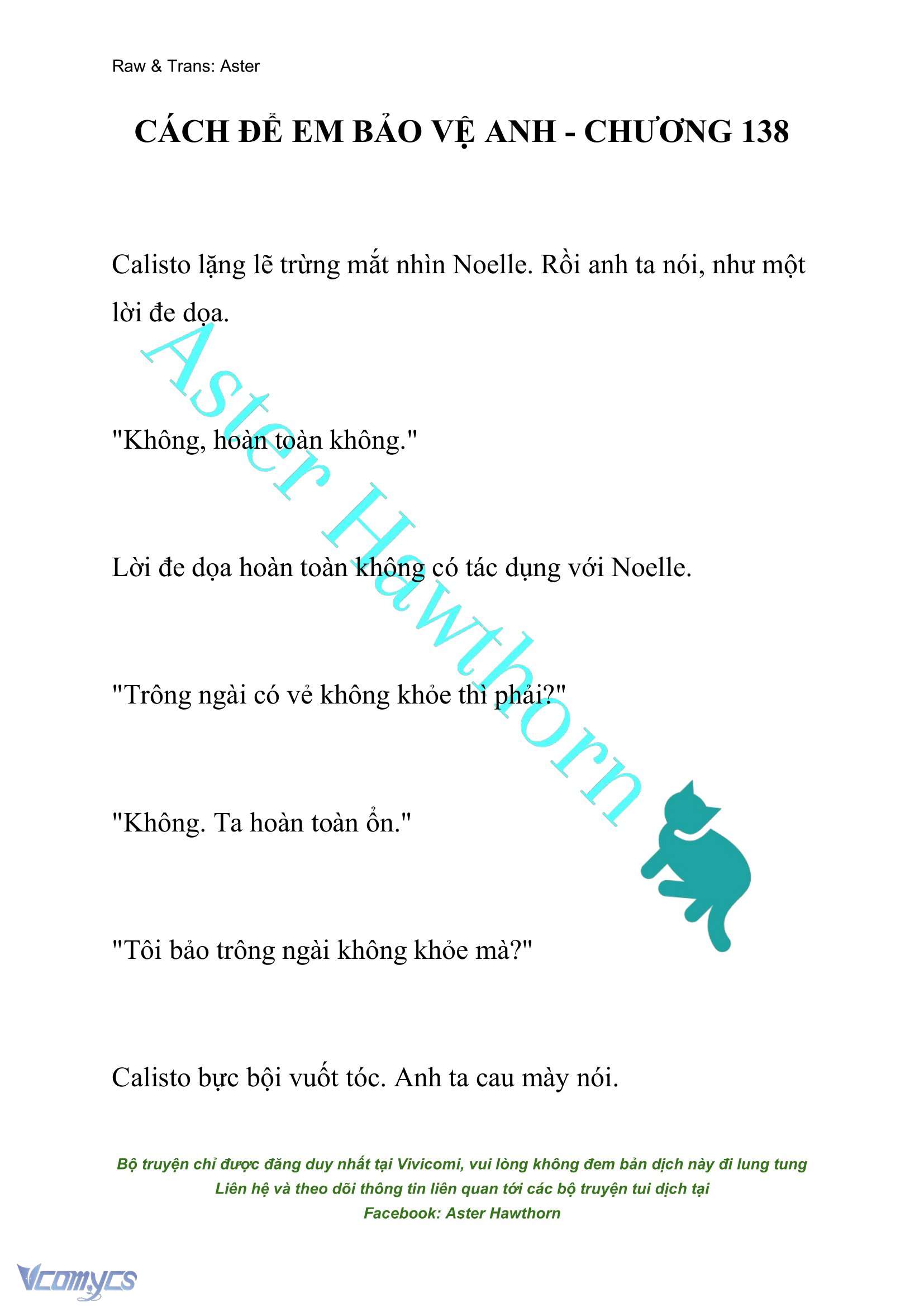 [NOVEL] Cách Để Em Bảo Vệ Anh Chap 138 - Trang 2