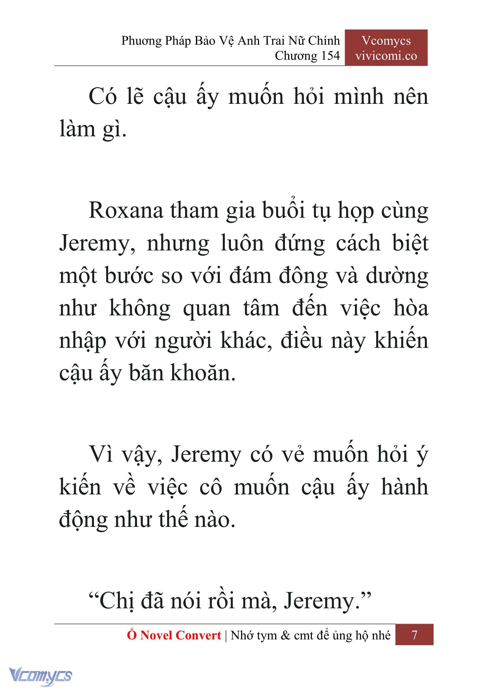 [Novel] Phương Pháp Bảo Vệ Anh Trai Nữ Chính Chap 154 - Trang 2