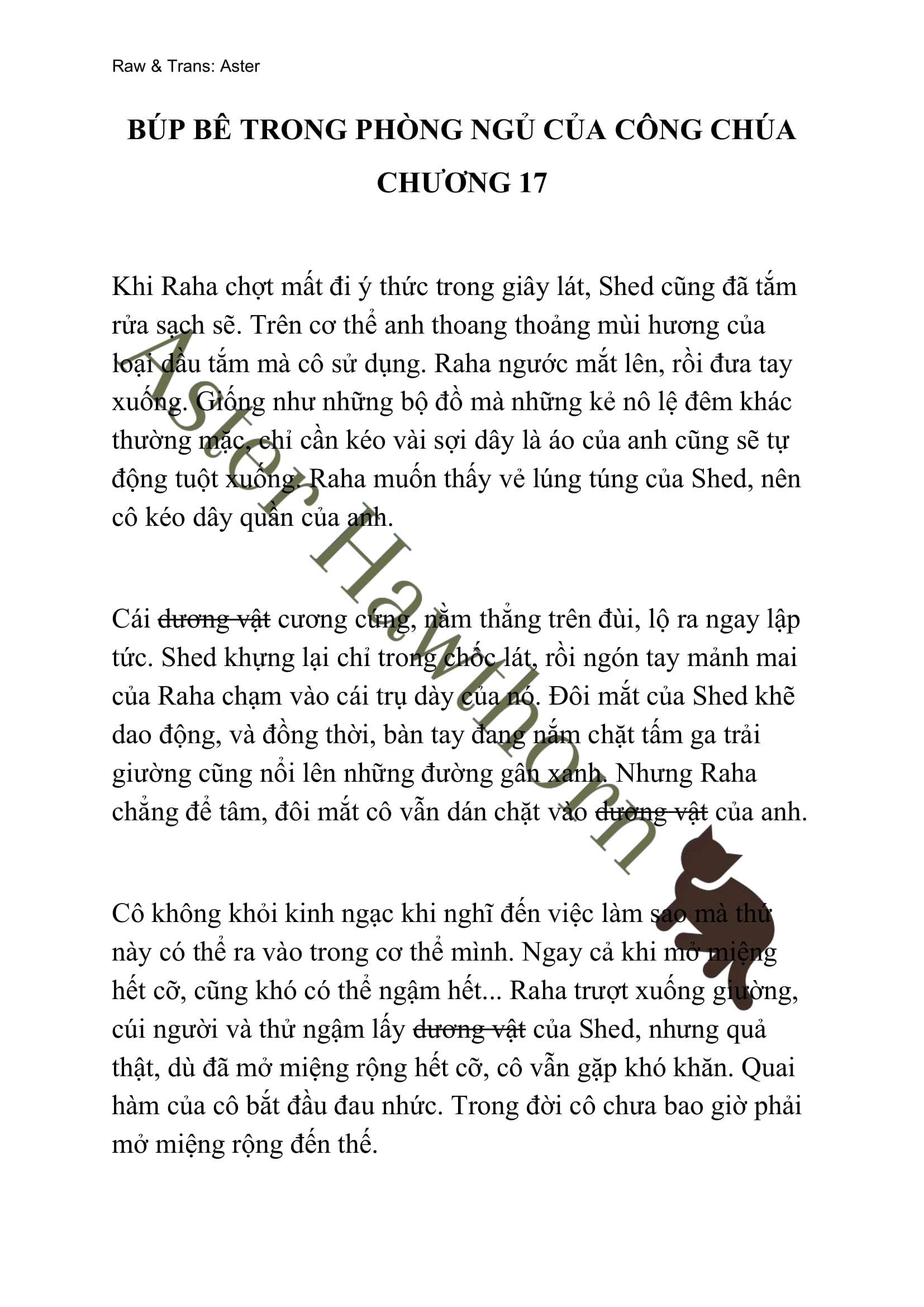 [NOVEL] Búp Bê Trong Phòng Ngủ Của Công Chúa Chap 17 - Trang 2