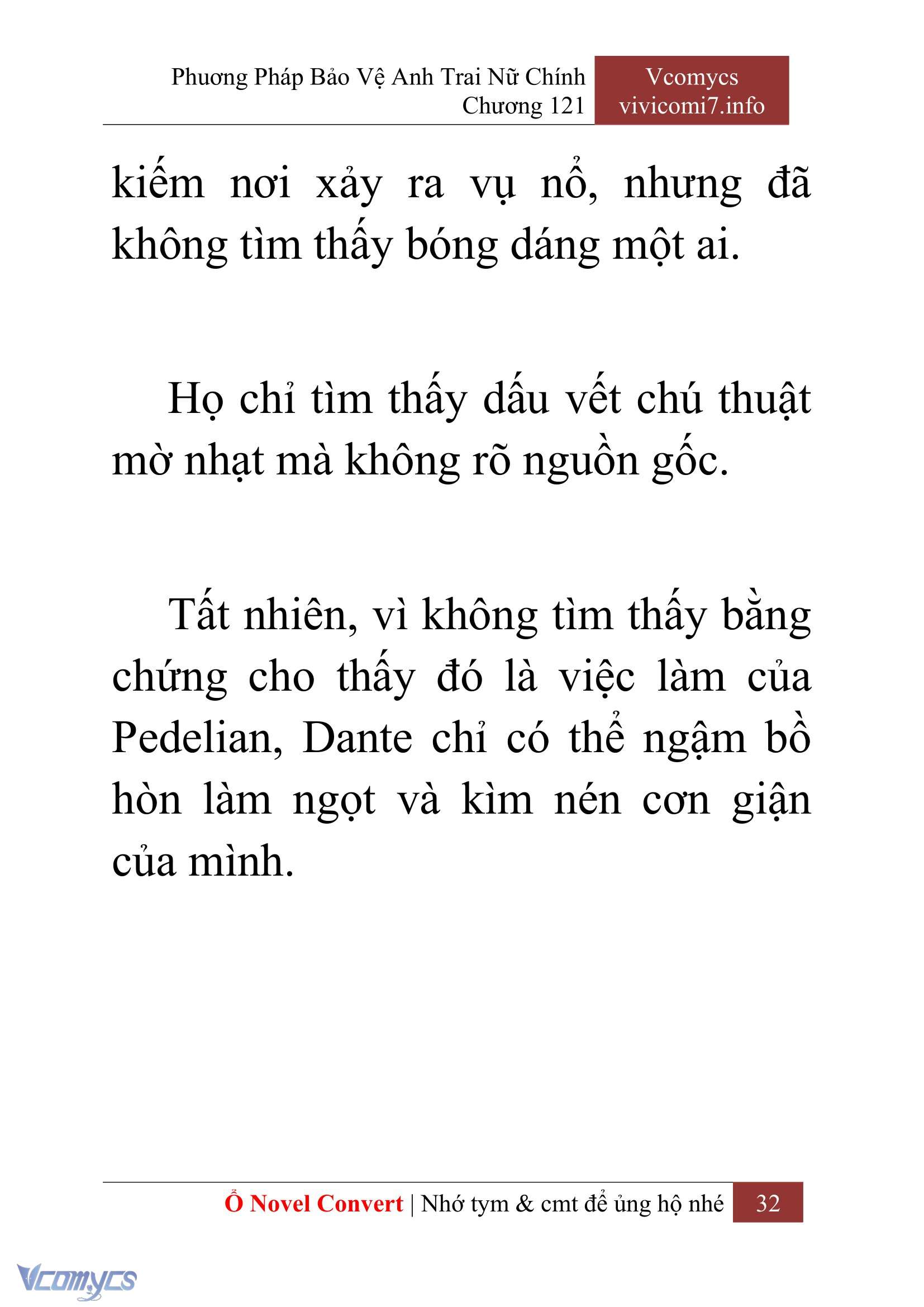 [Novel] Phương Pháp Bảo Vệ Anh Trai Nữ Chính Chap 121 - Trang 2