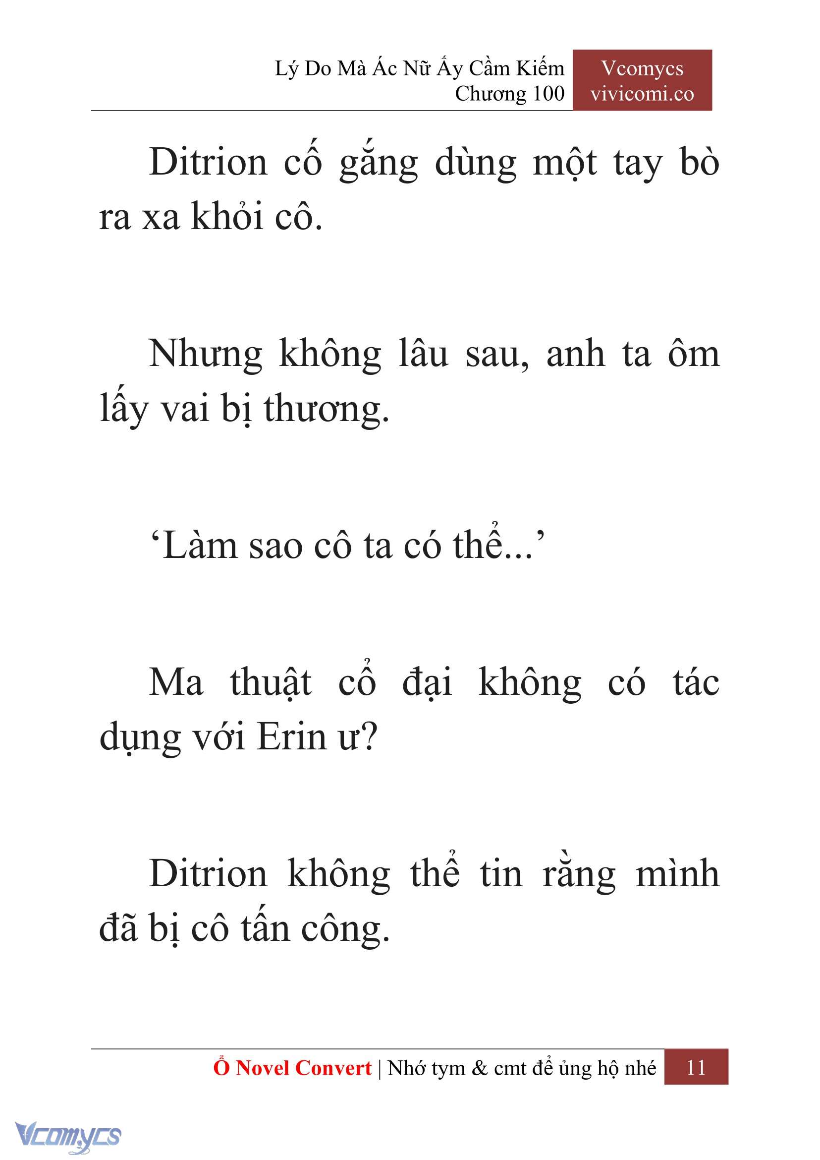 [Novel] Lý Do Mà Ác Nữ Ấy Cầm Kiếm Chap 100 - Trang 2