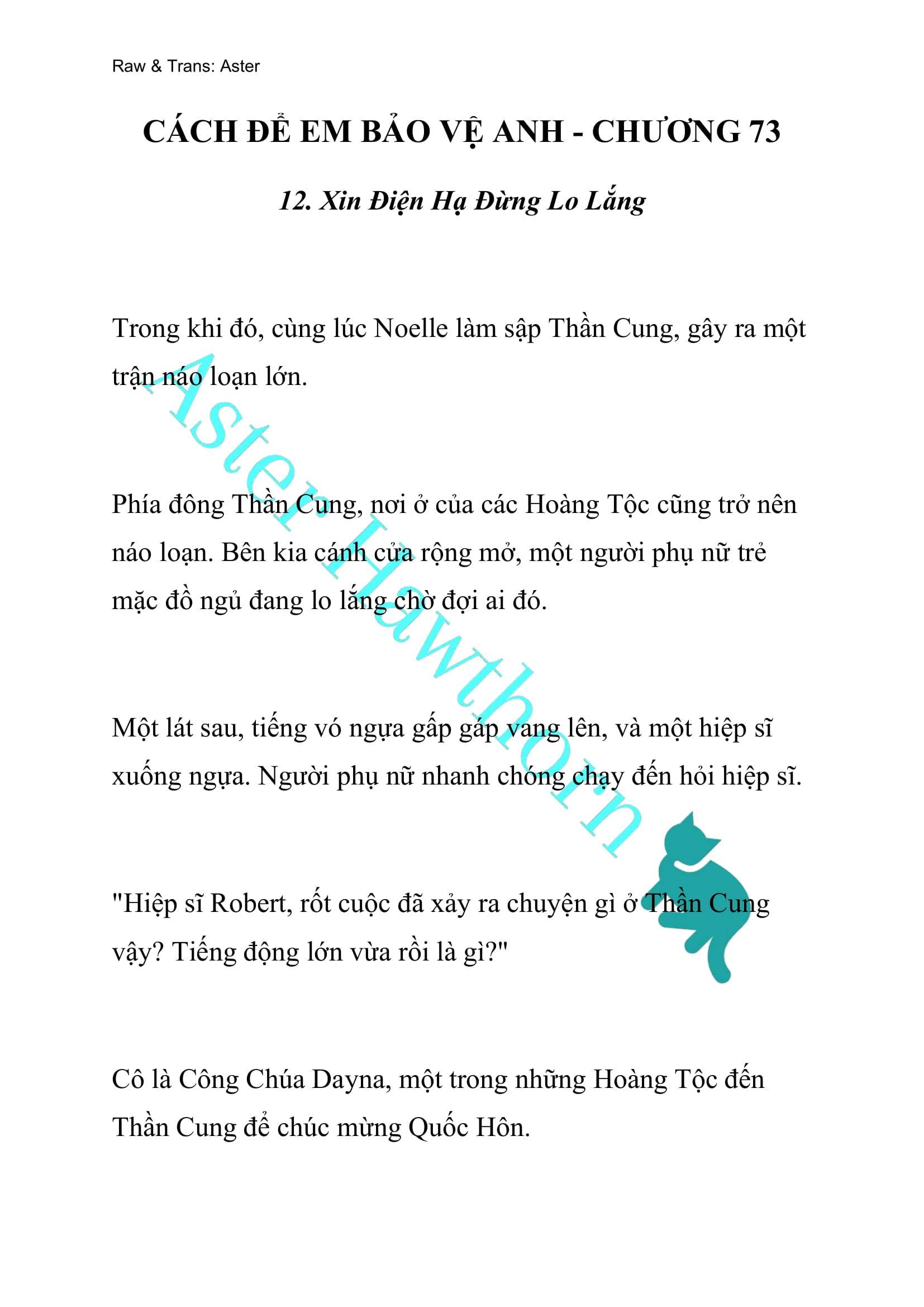 [NOVEL] Cách Để Em Bảo Vệ Anh Chap 73 - Trang 2