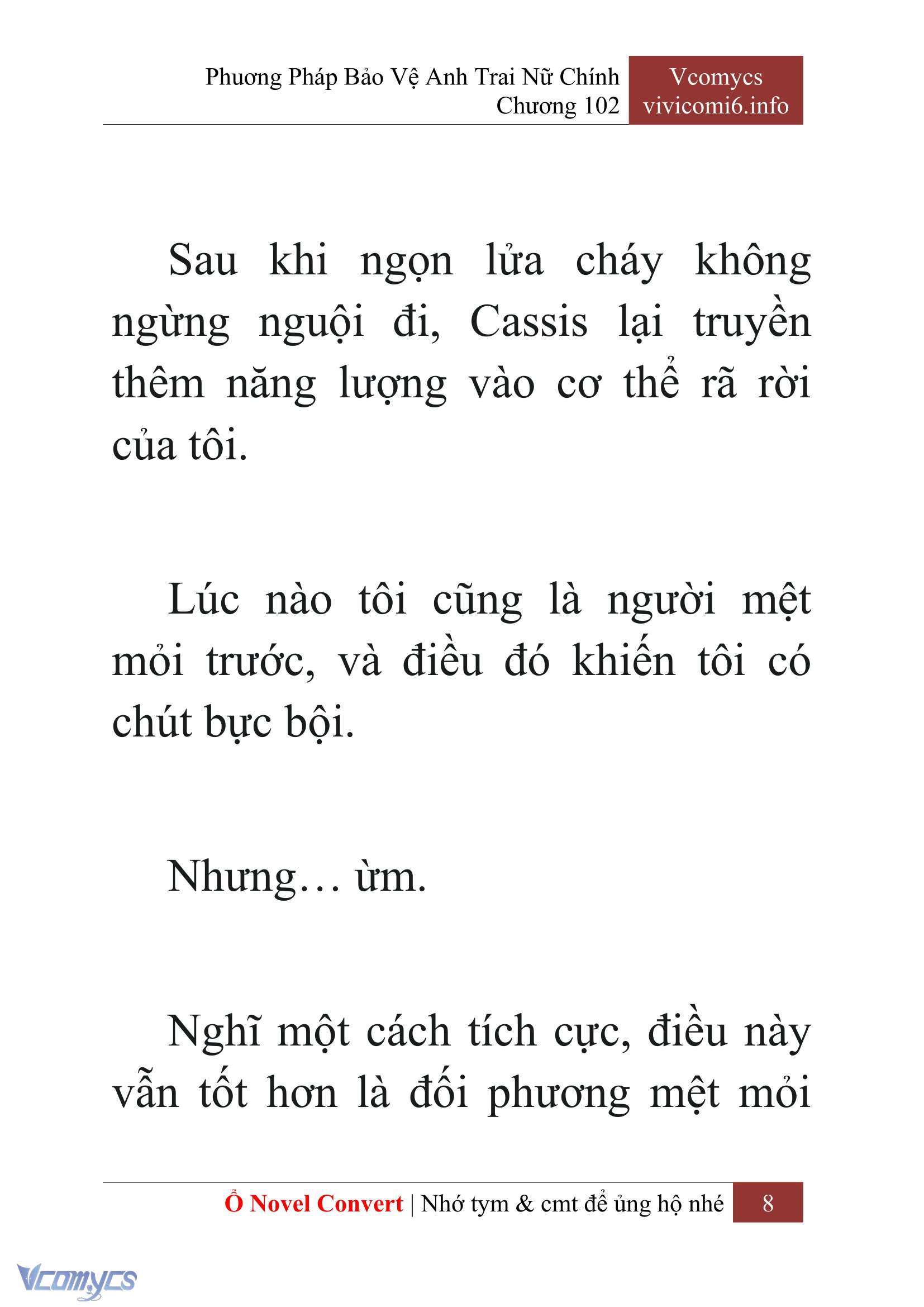 [Novel] Phương Pháp Bảo Vệ Anh Trai Nữ Chính Chap 102 - Trang 2