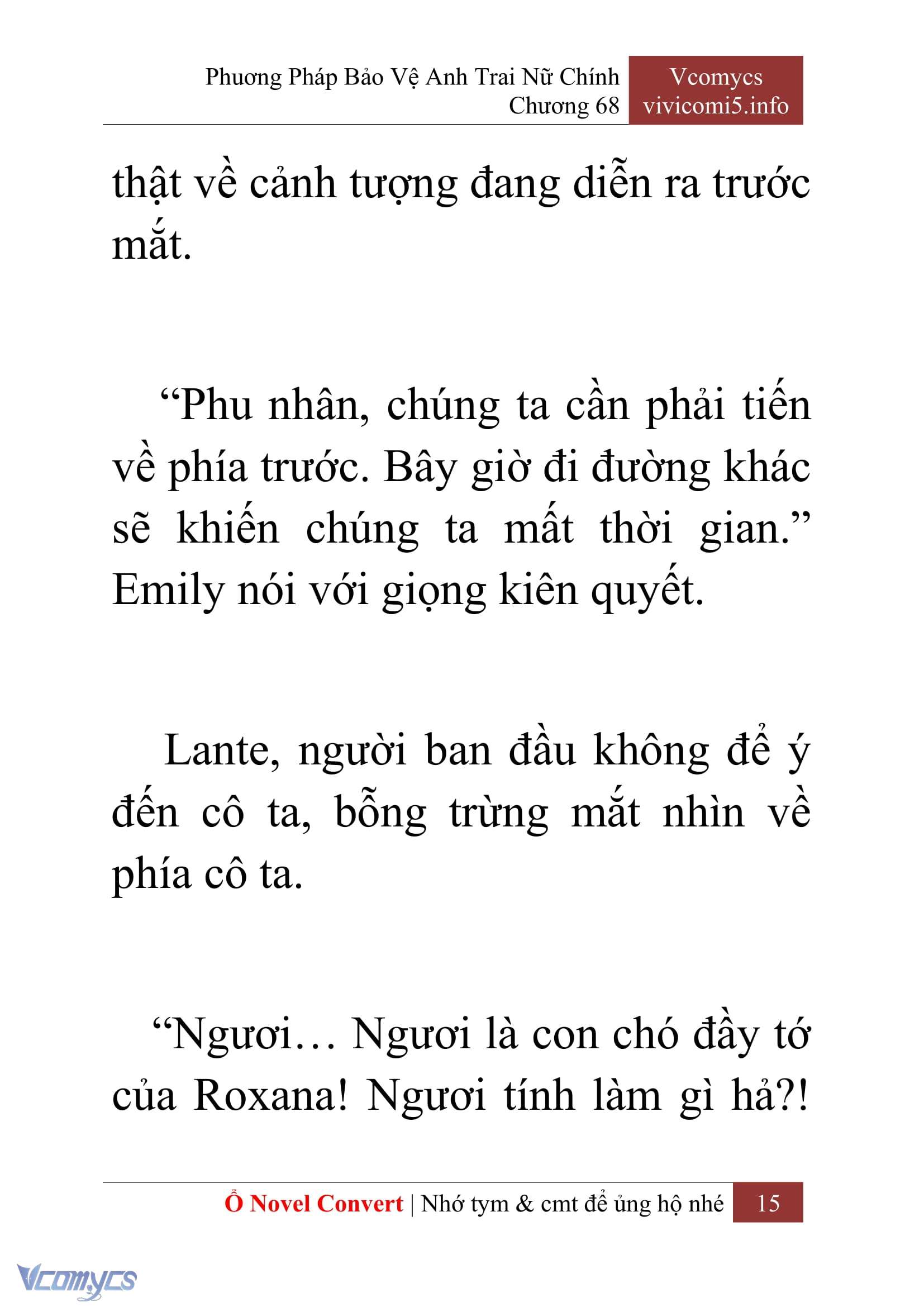 [Novel] Phương Pháp Bảo Vệ Anh Trai Nữ Chính Chap 68 - Trang 2