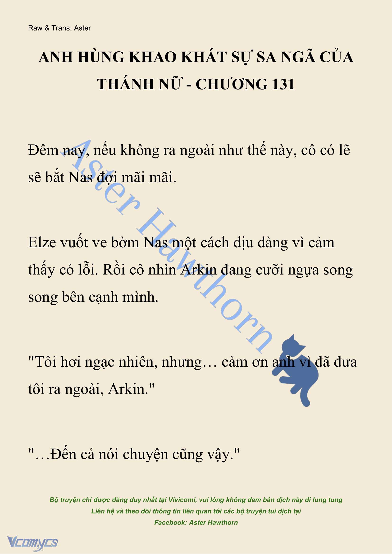 [NOVEL] Anh Hùng Khao Khát Sự Sa Ngã Của Thánh Nữ Chap 131 - Trang 2