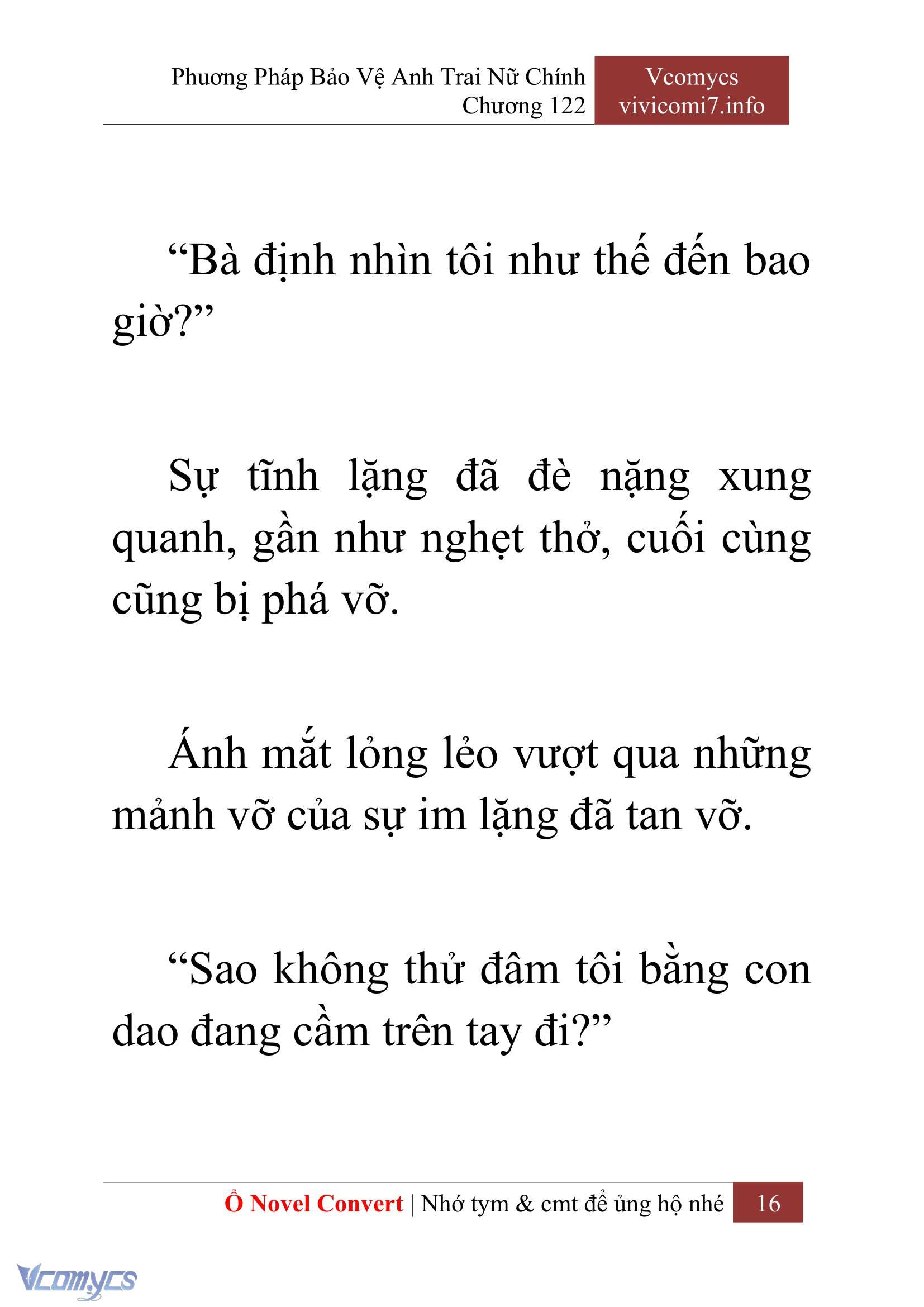 [Novel] Phương Pháp Bảo Vệ Anh Trai Nữ Chính Chap 122 - Trang 2
