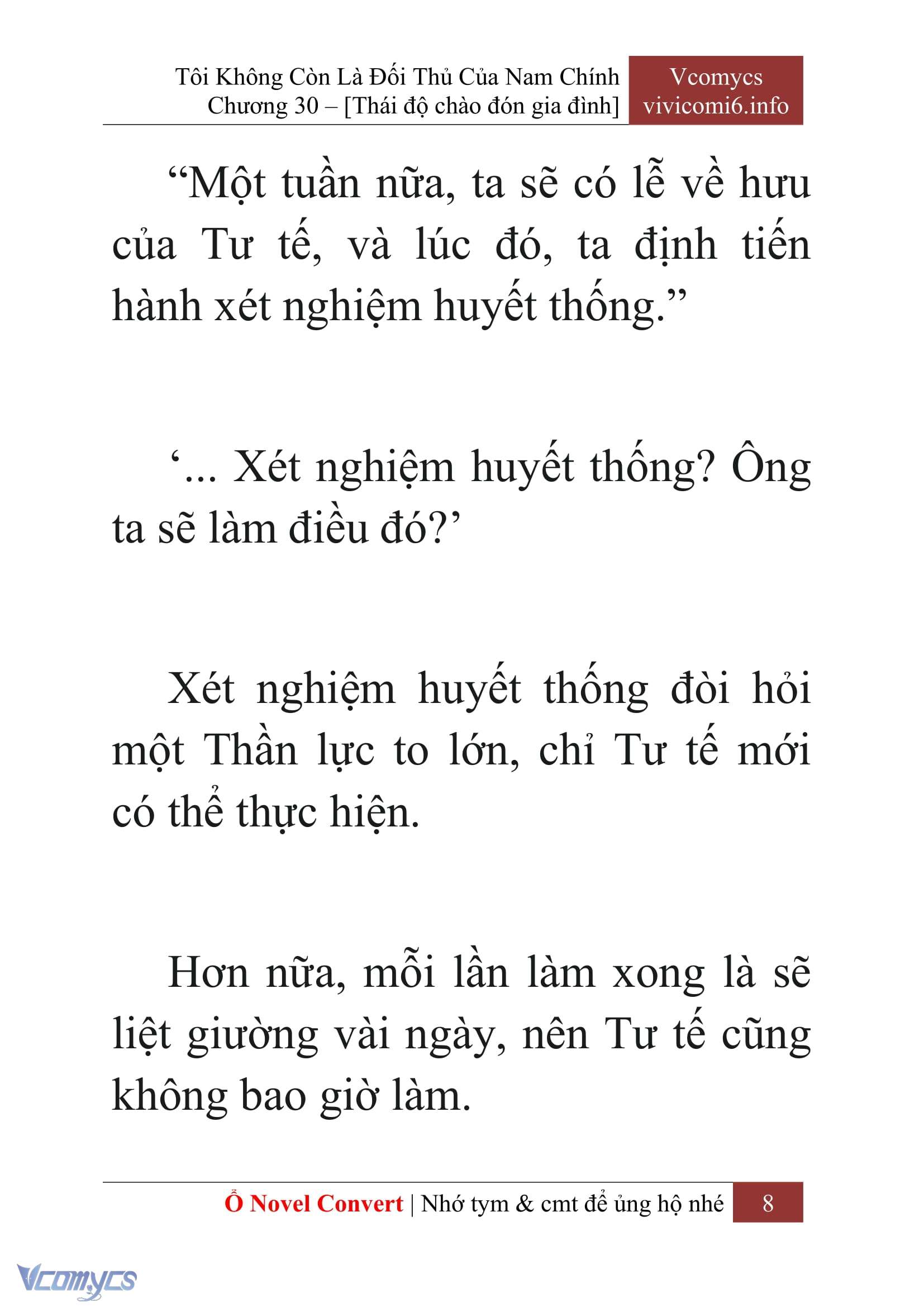 [Novel] Tôi Không Còn Là Đối Thủ Của Nam Chính Chap 30 - Trang 2
