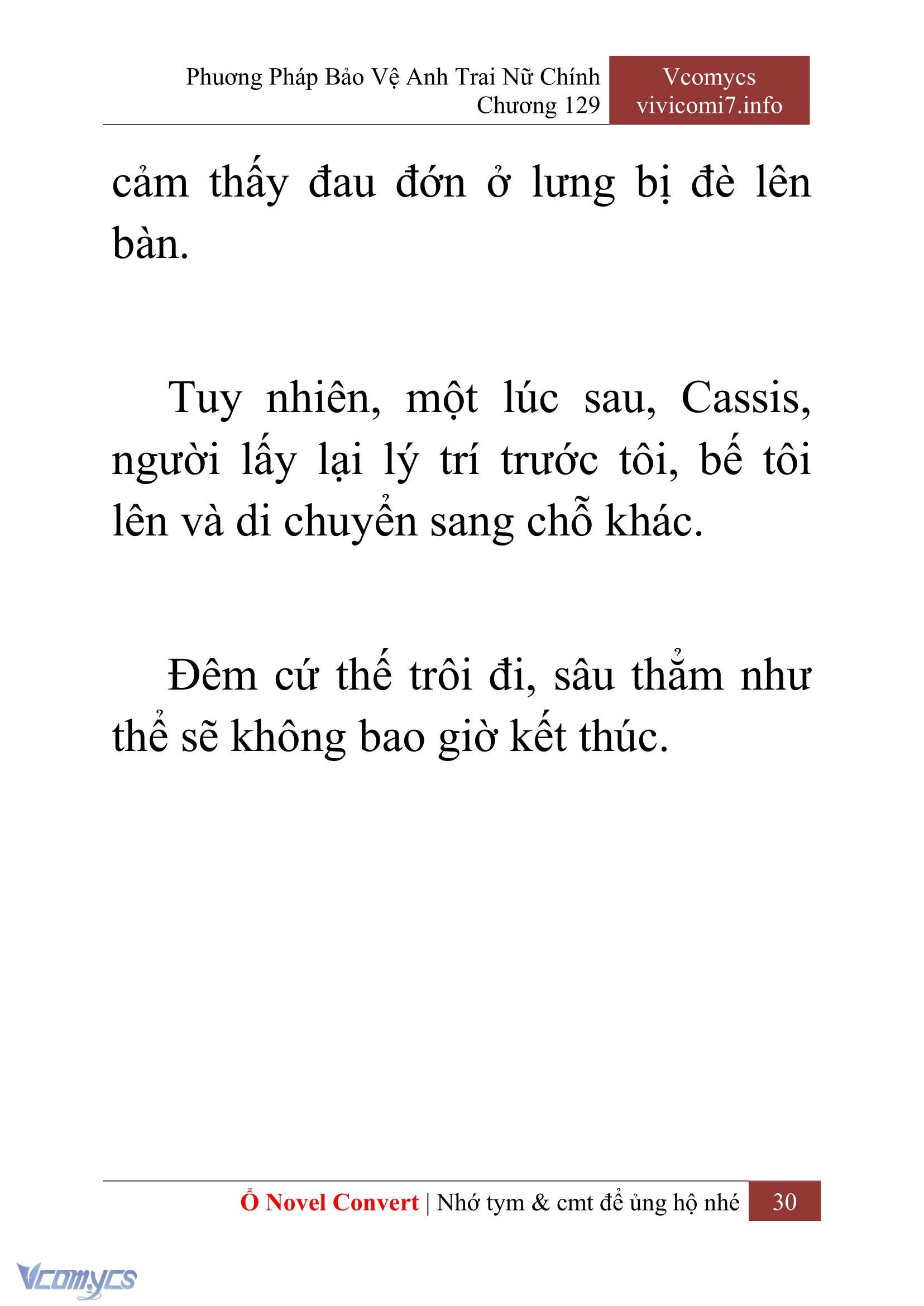 [Novel] Phương Pháp Bảo Vệ Anh Trai Nữ Chính Chap 129 - Trang 2