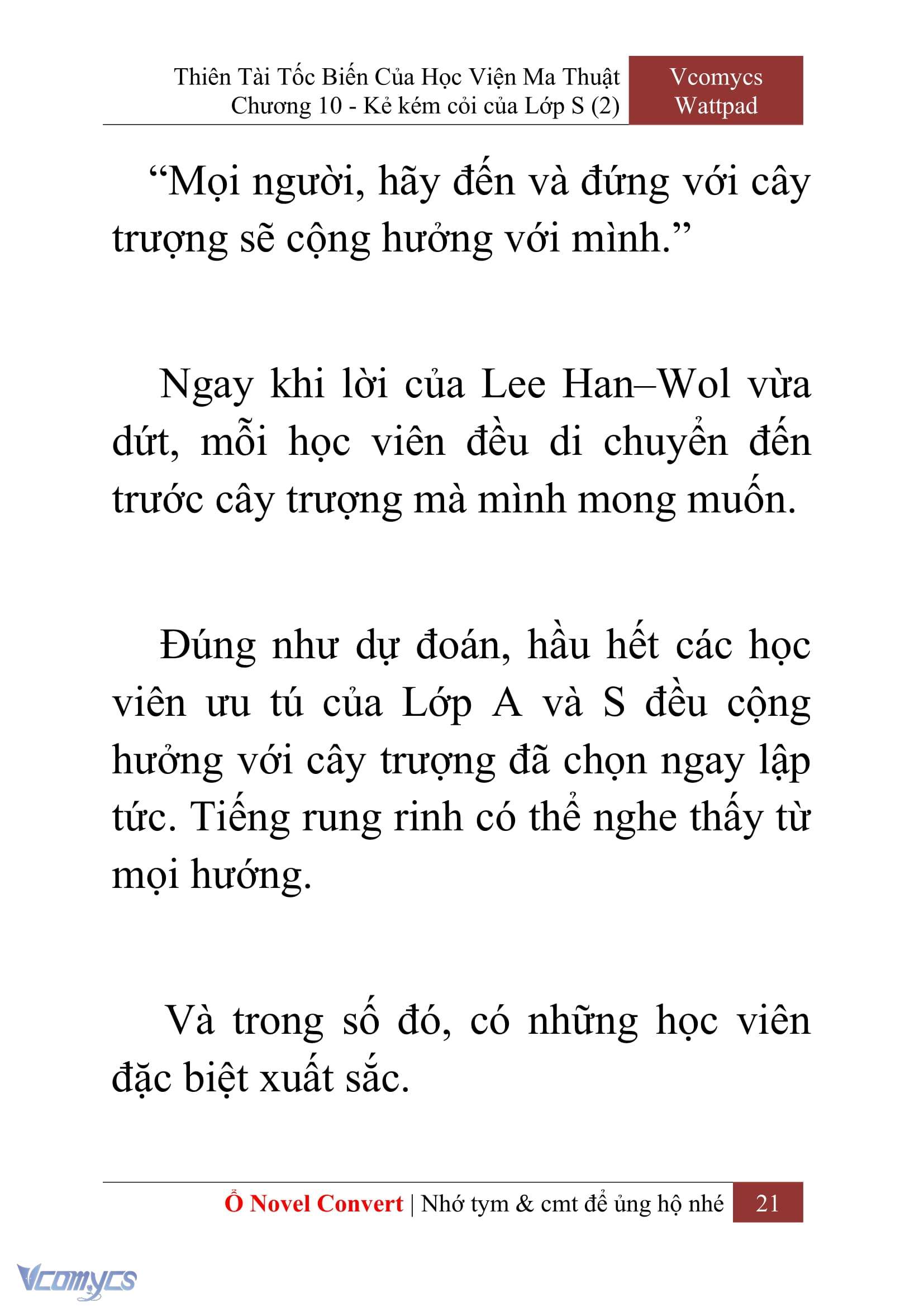 [Novel] Thiên Tài Tốc Biến Của Học Viện Ma Thuật Chap 10 - Trang 2