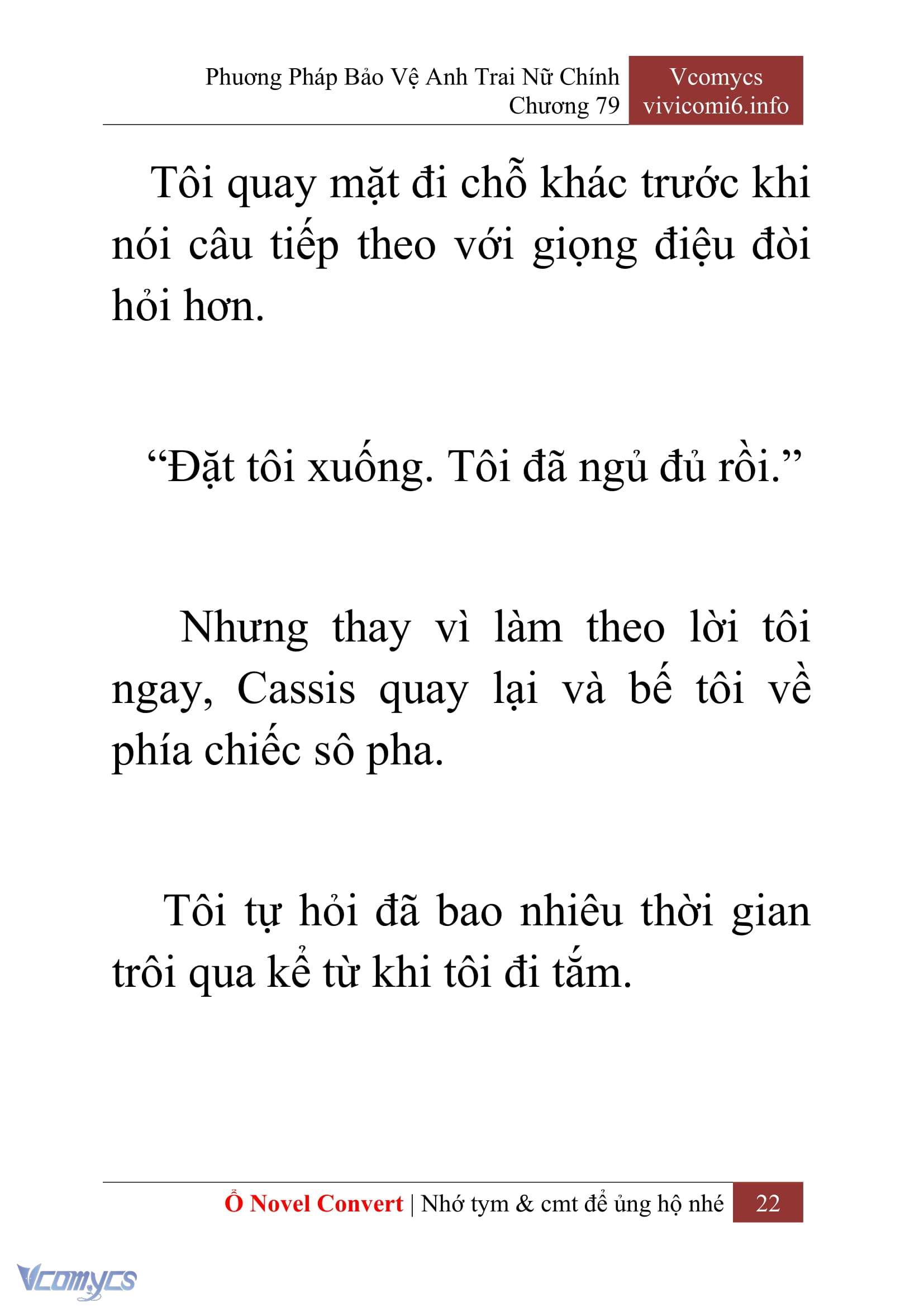 [Novel] Phương Pháp Bảo Vệ Anh Trai Nữ Chính Chap 79 - Trang 2