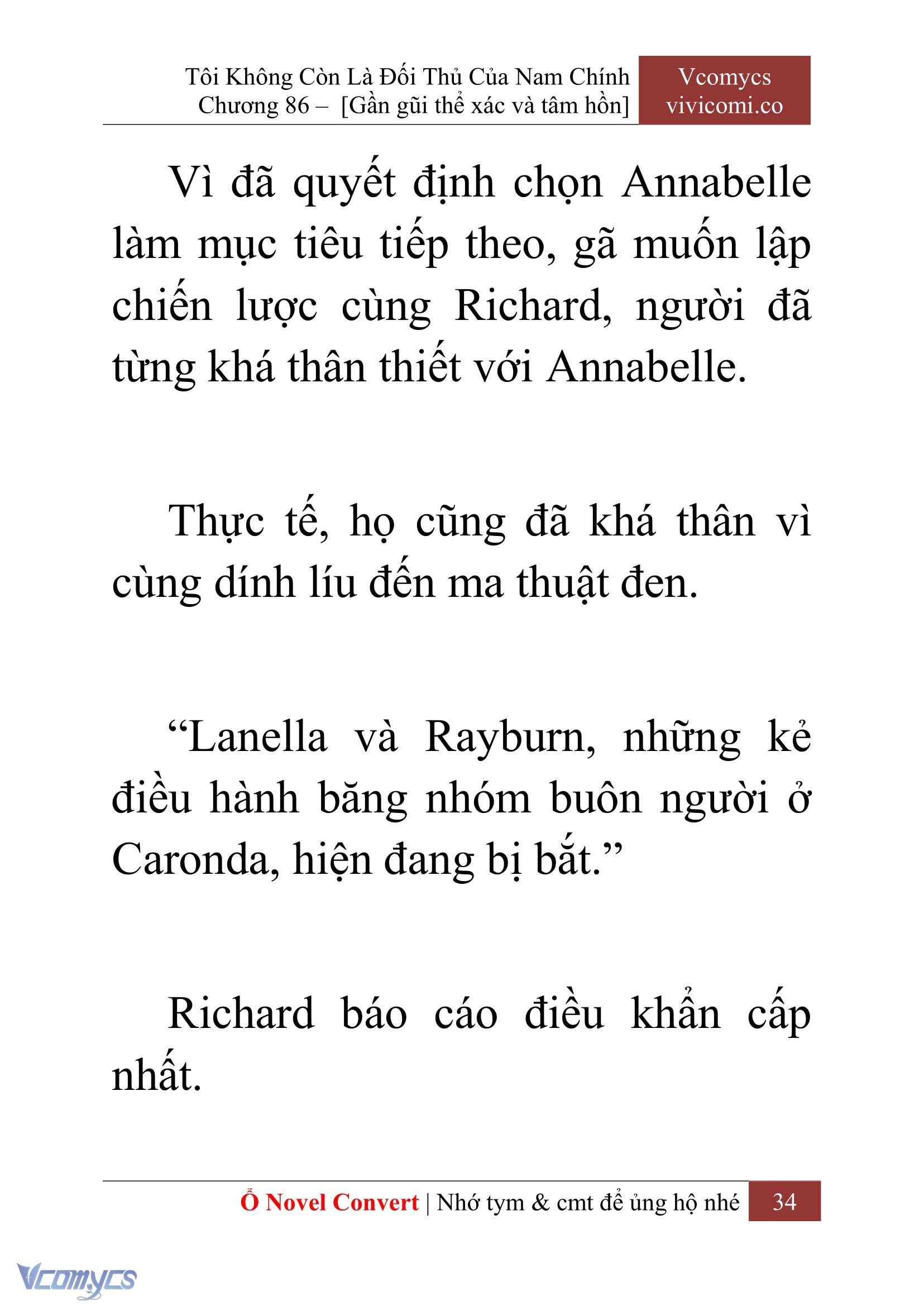 [Novel] Tôi Không Còn Là Đối Thủ Của Nam Chính Chap 86 - Trang 2