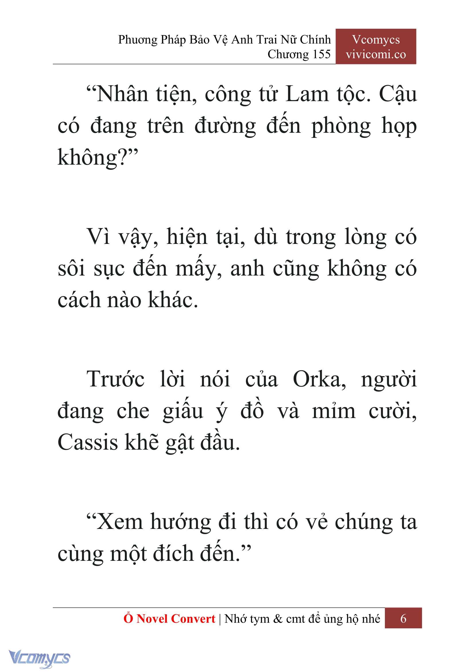 [Novel] Phương Pháp Bảo Vệ Anh Trai Nữ Chính Chap 155 - Trang 2