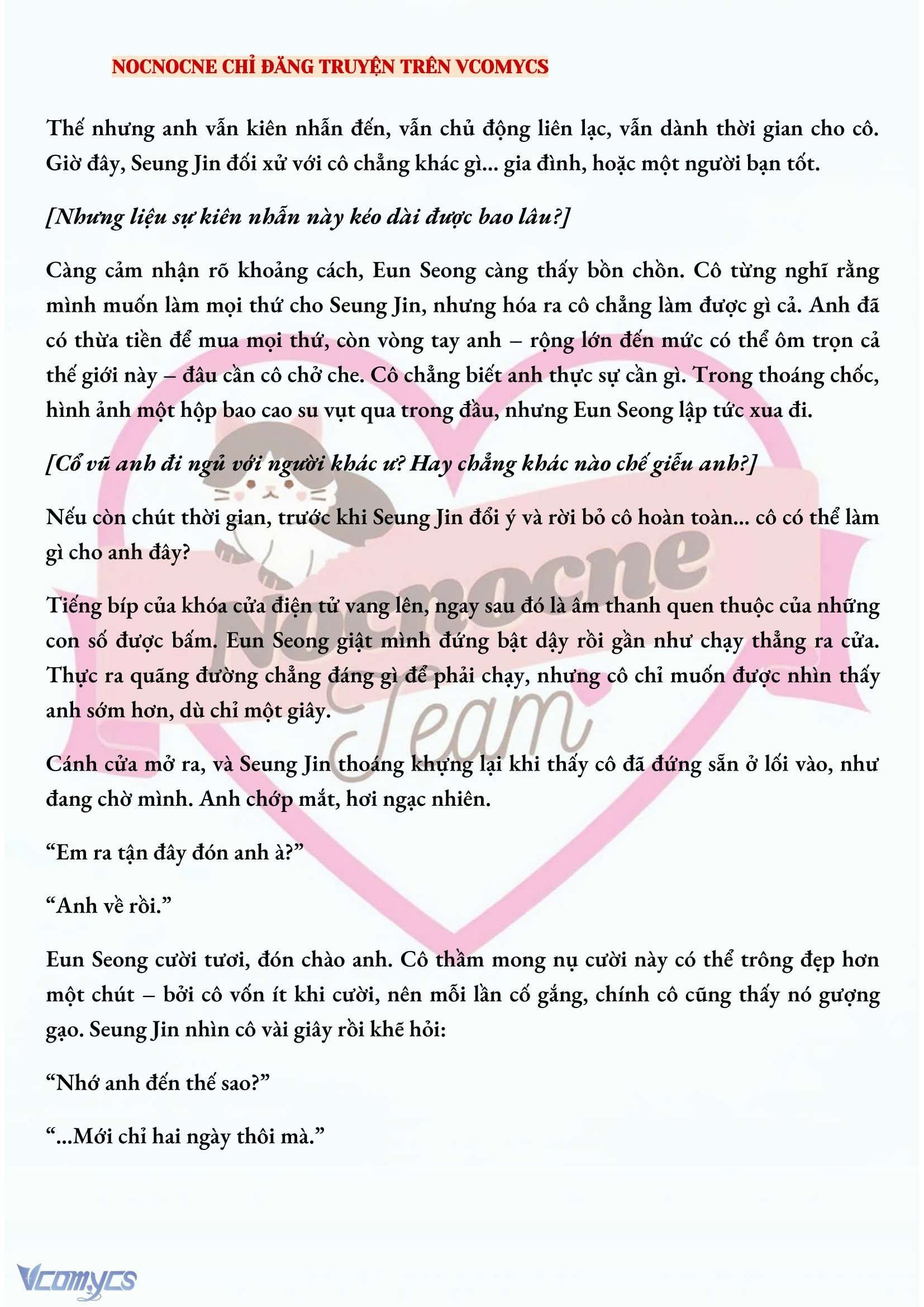 [NOVEL] CHÚNG TA KẾT THÚC VÀO MÙA THU Chap 44 - Next Chap 45