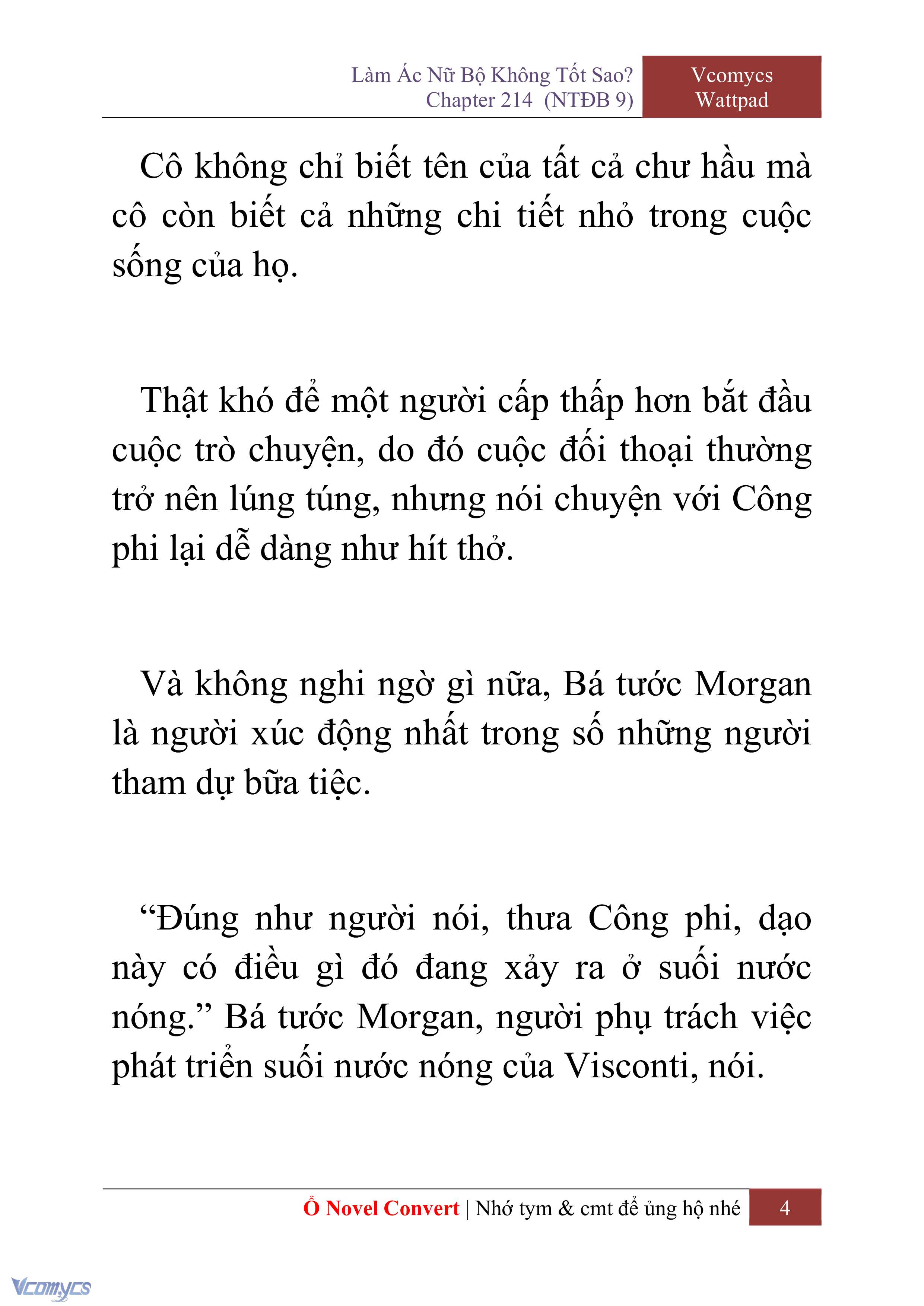 [Novel] Làm Ác Nữ Bộ Không Tốt Sao? Chap 214 - Trang 2