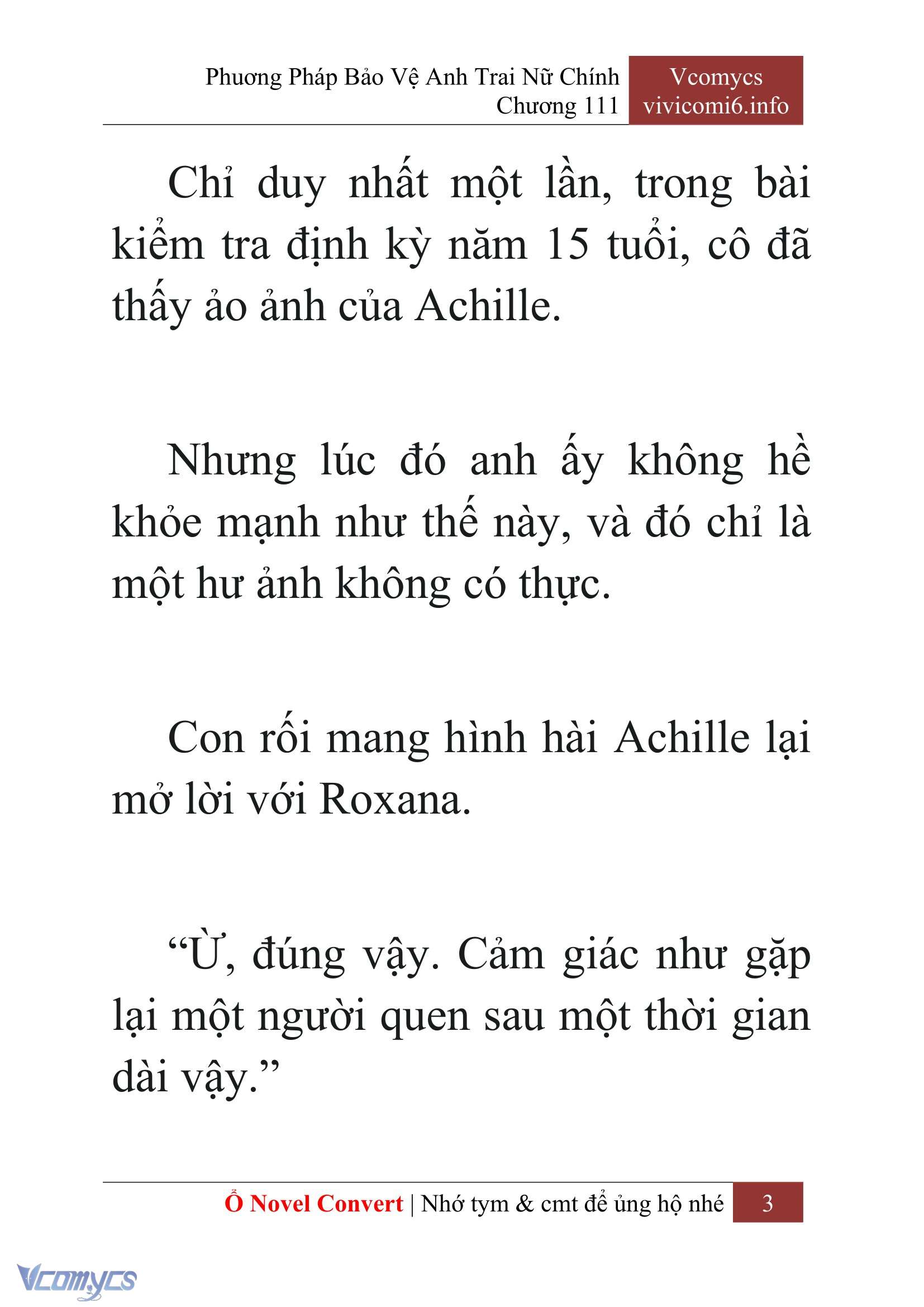[Novel] Phương Pháp Bảo Vệ Anh Trai Nữ Chính Chap 111 - Trang 2