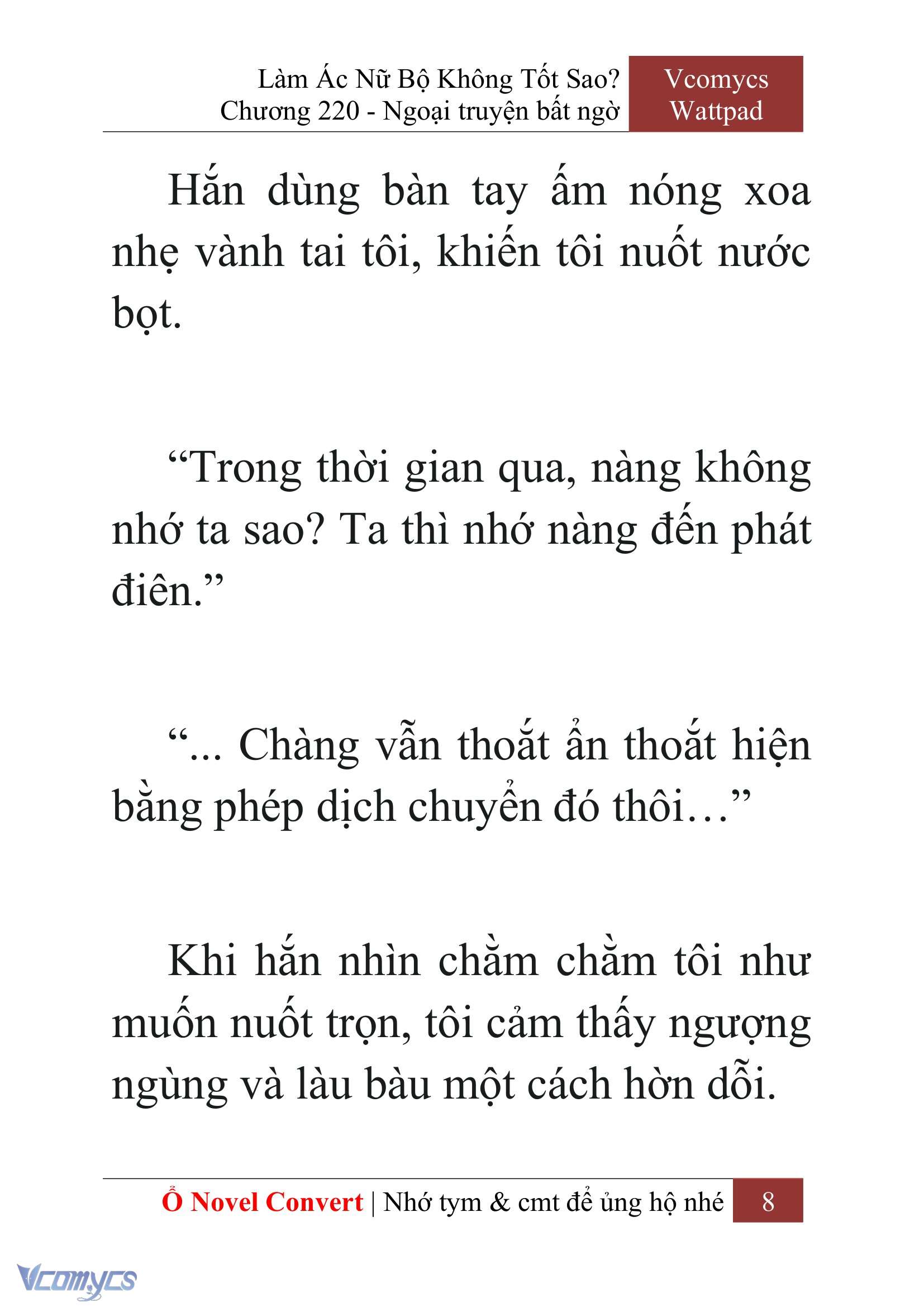[Novel] Làm Ác Nữ Bộ Không Tốt Sao? Chap 220 - Trang 2