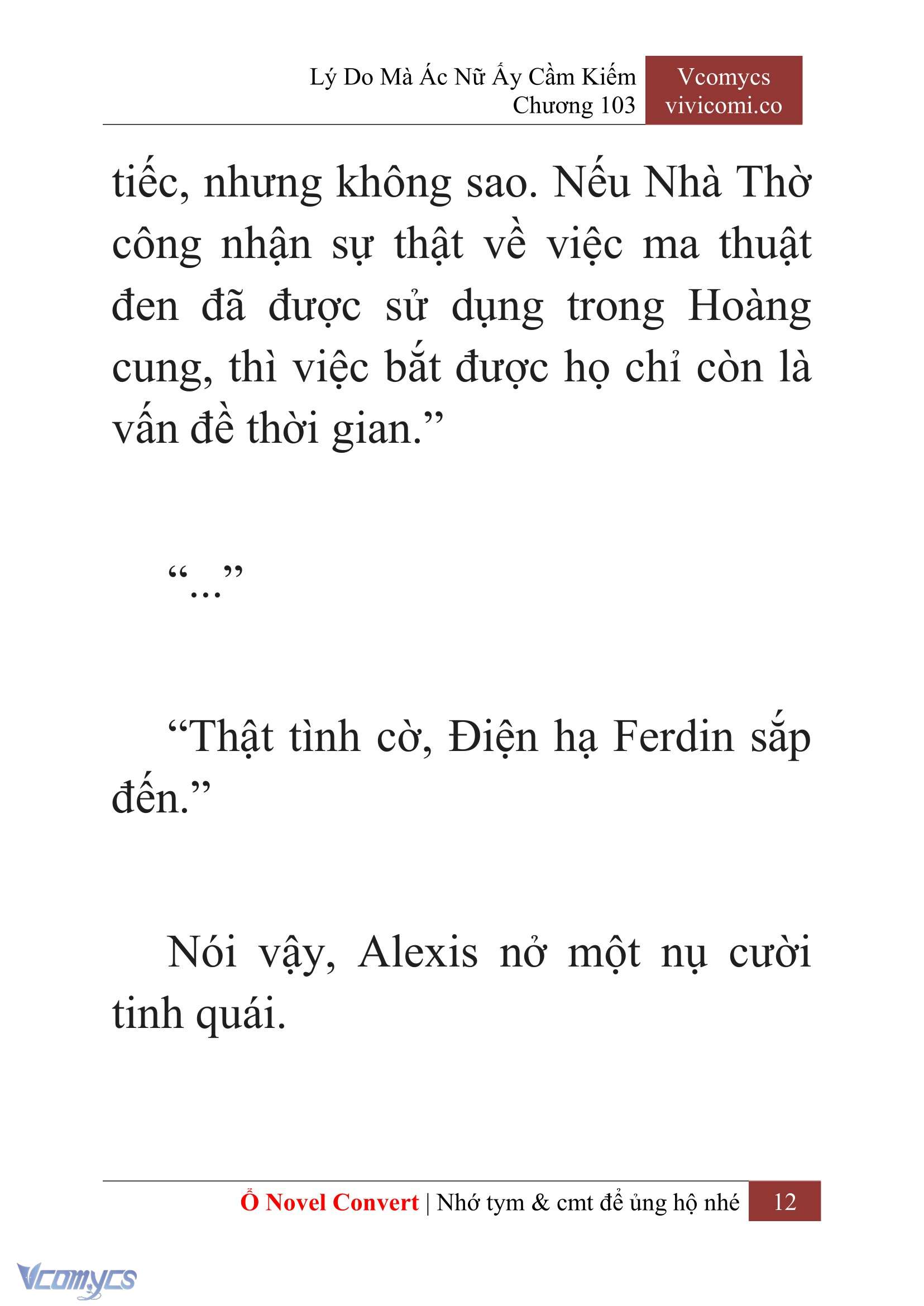 [Novel] Lý Do Mà Ác Nữ Ấy Cầm Kiếm Chap 103 - Trang 2