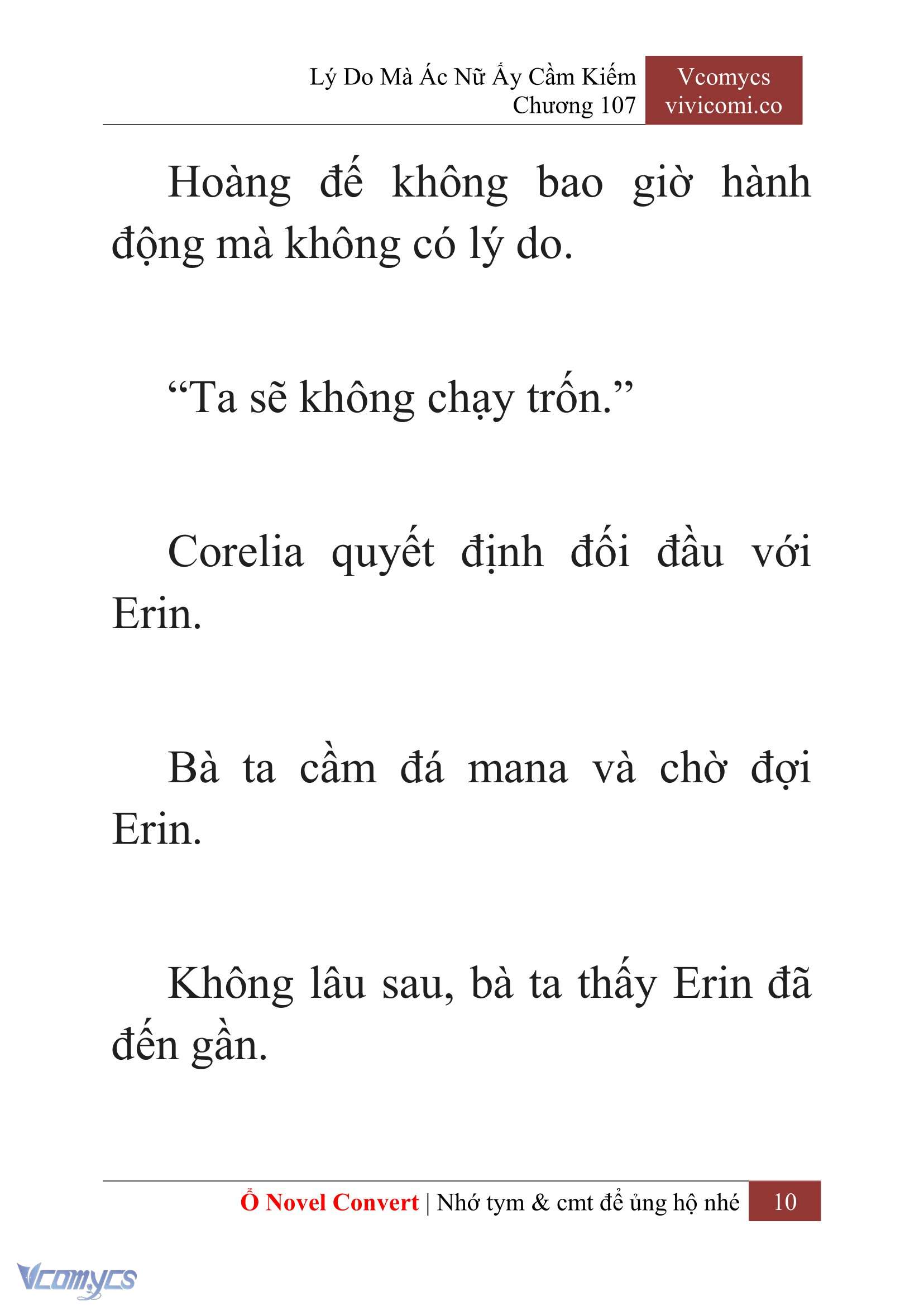 [Novel] Lý Do Mà Ác Nữ Ấy Cầm Kiếm Chap 107 - Next Chap 108