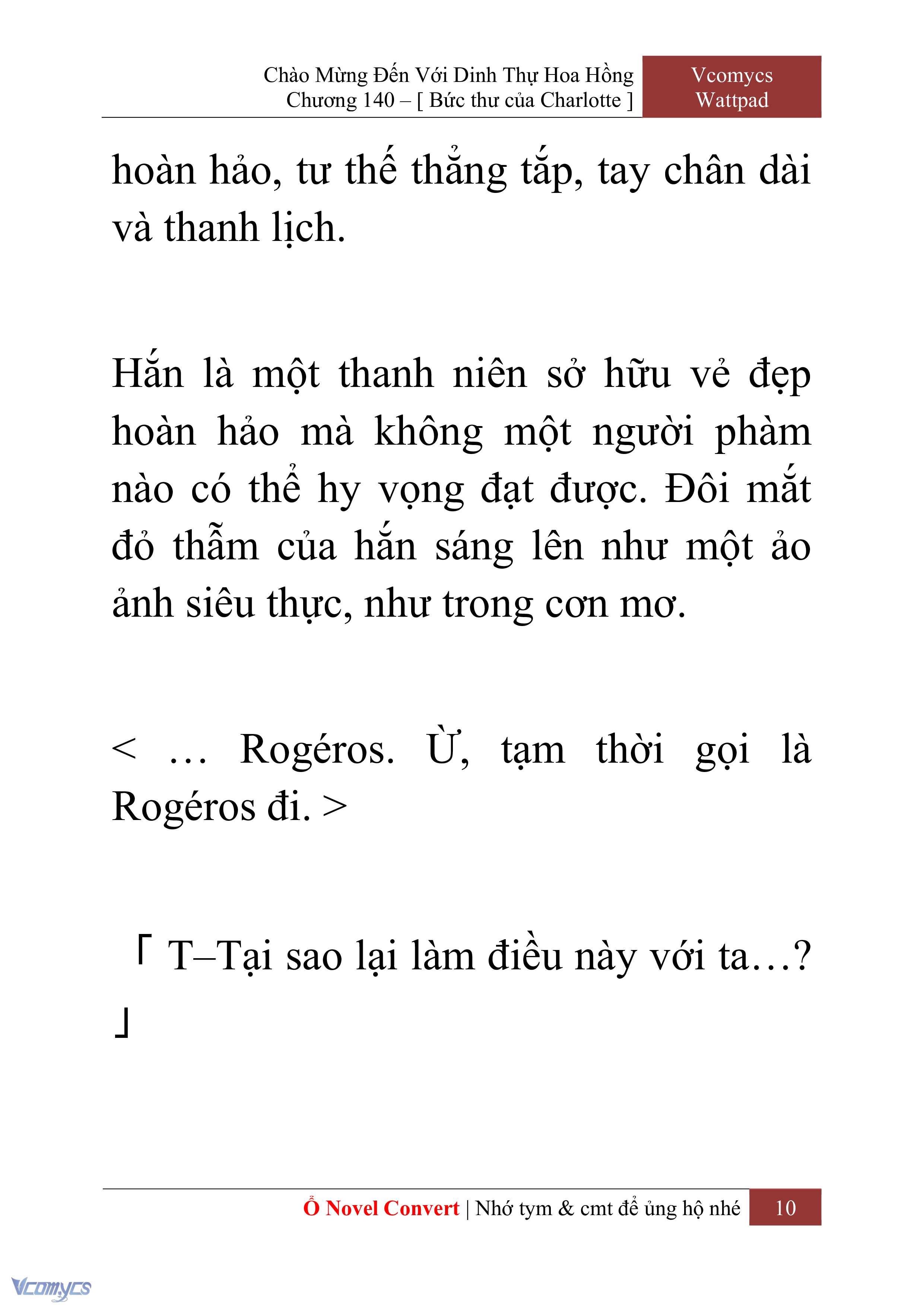 [Novel] Chào Mừng Đến Với Dinh Thự Hoa Hồng Chap 140 - Next Chap 141