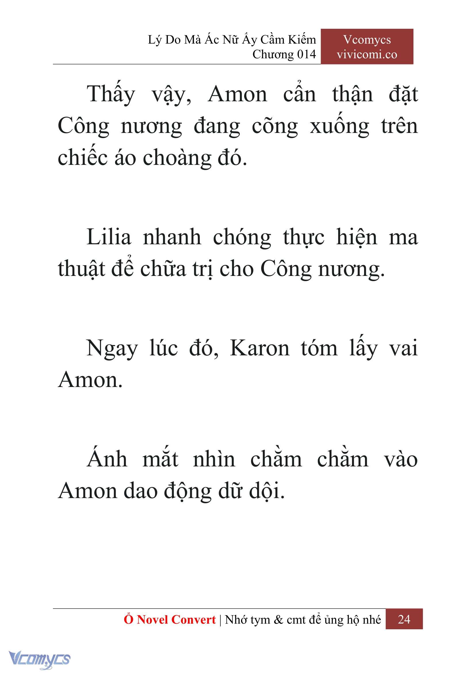 [Novel] Lý Do Mà Ác Nữ Ấy Cầm Kiếm Chap 14 - Trang 2