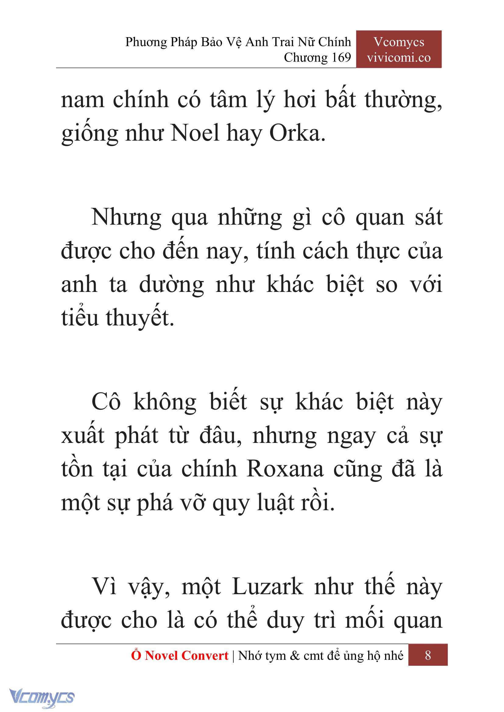 [Novel] Phương Pháp Bảo Vệ Anh Trai Nữ Chính Chap 169 - Trang 2