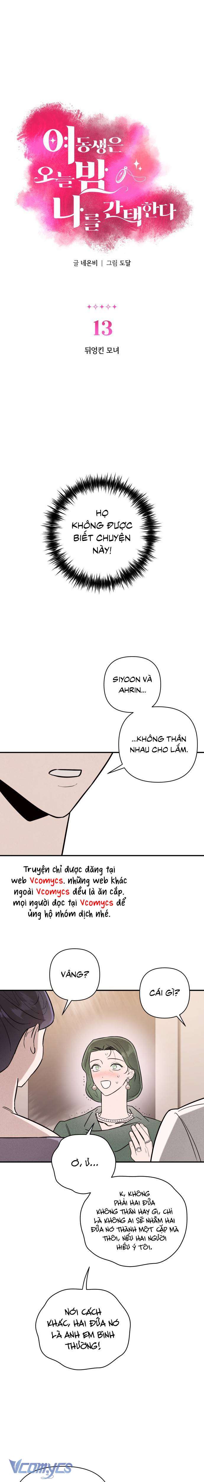 Tối Nay Tôi Là Người Được Cô Ấy Chọn Chap 13 - Trang 3