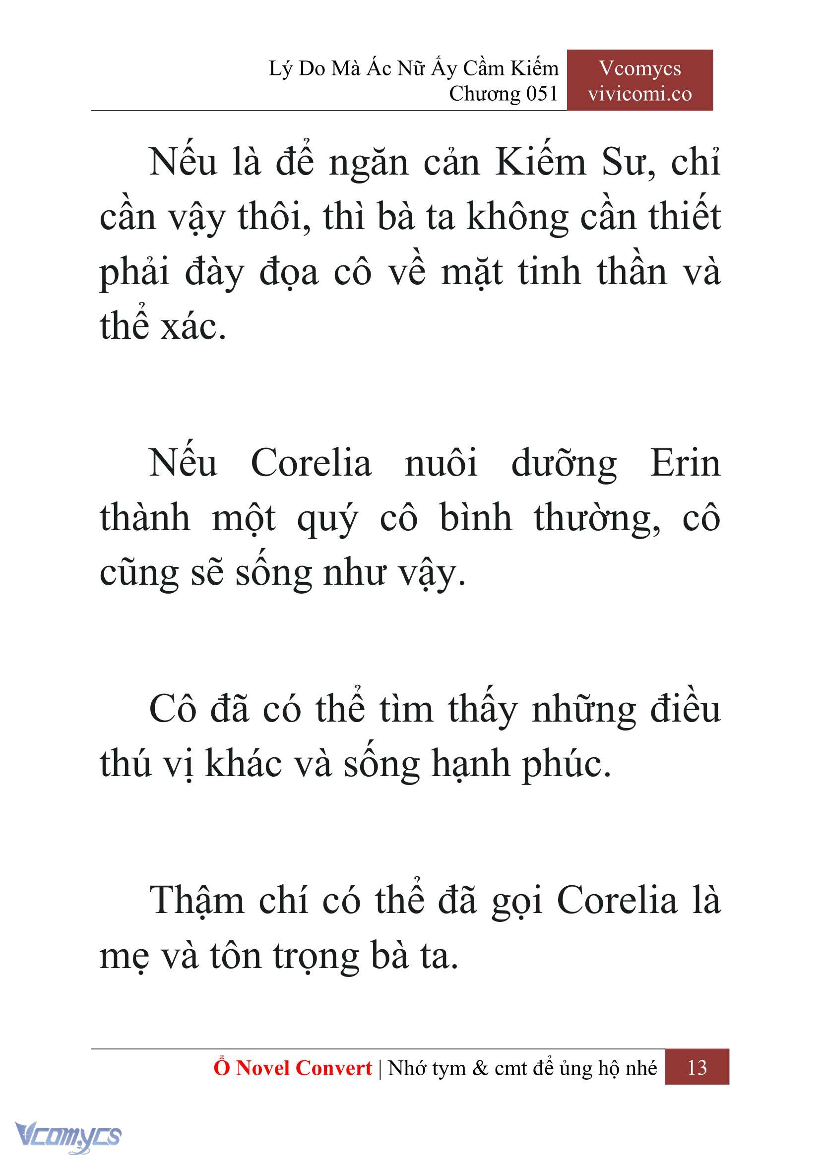 [Novel] Lý Do Mà Ác Nữ Ấy Cầm Kiếm Chap 51 - Trang 2