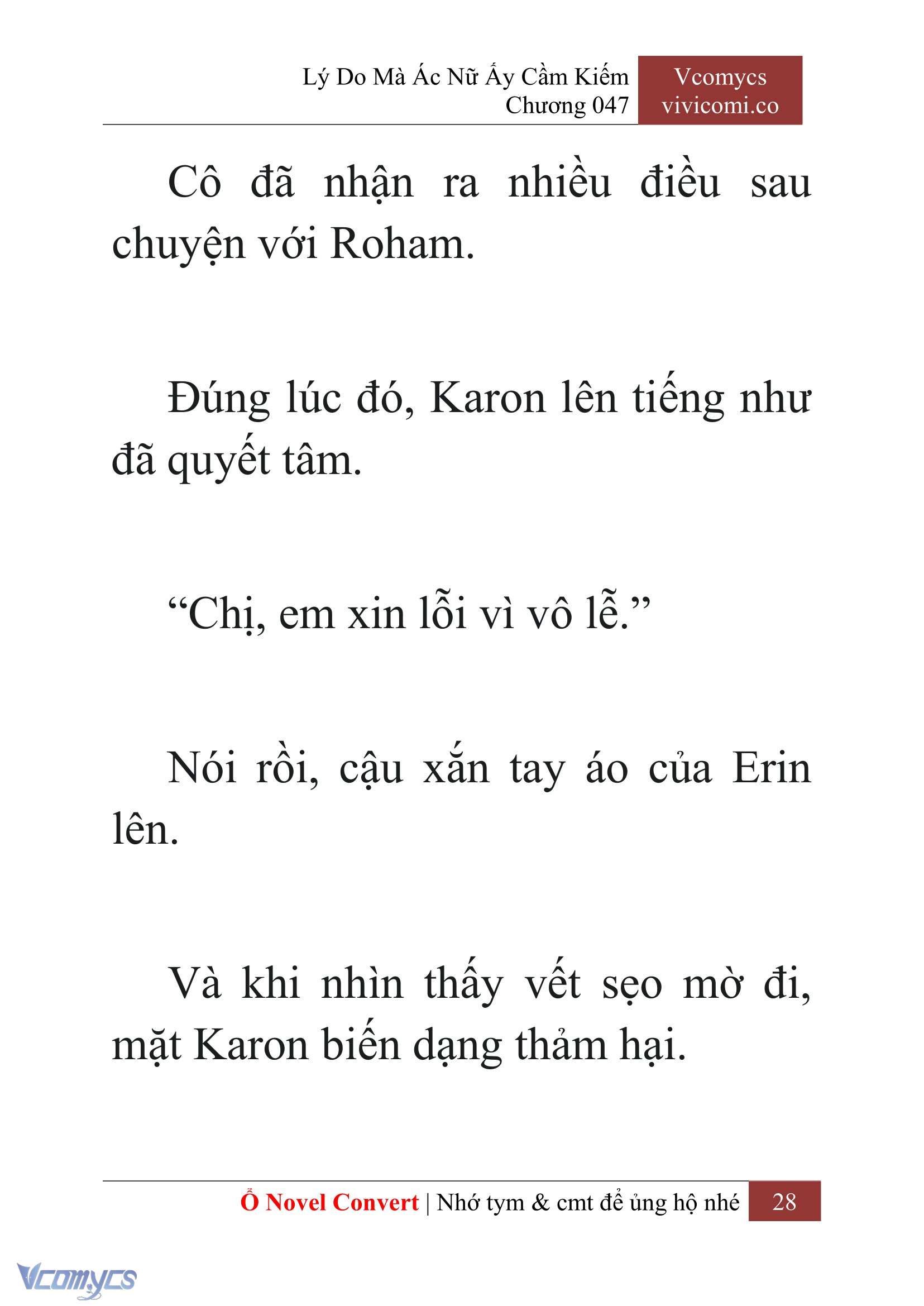 [Novel] Lý Do Mà Ác Nữ Ấy Cầm Kiếm Chap 47 - Next Chap 48