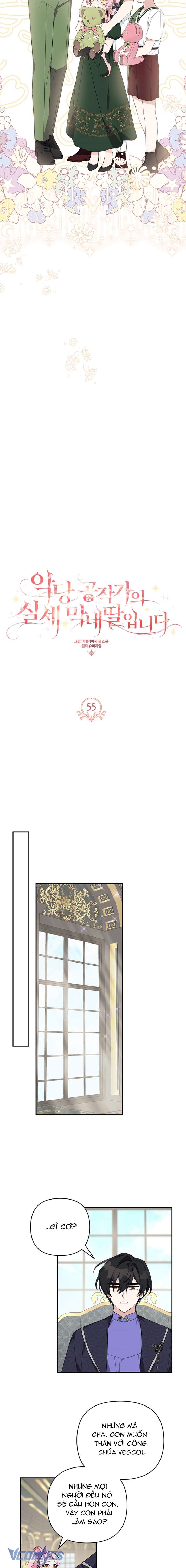 Tôi đã trở thành con gái út của công tước phản diện Chapter 55 - Next Chapter 56