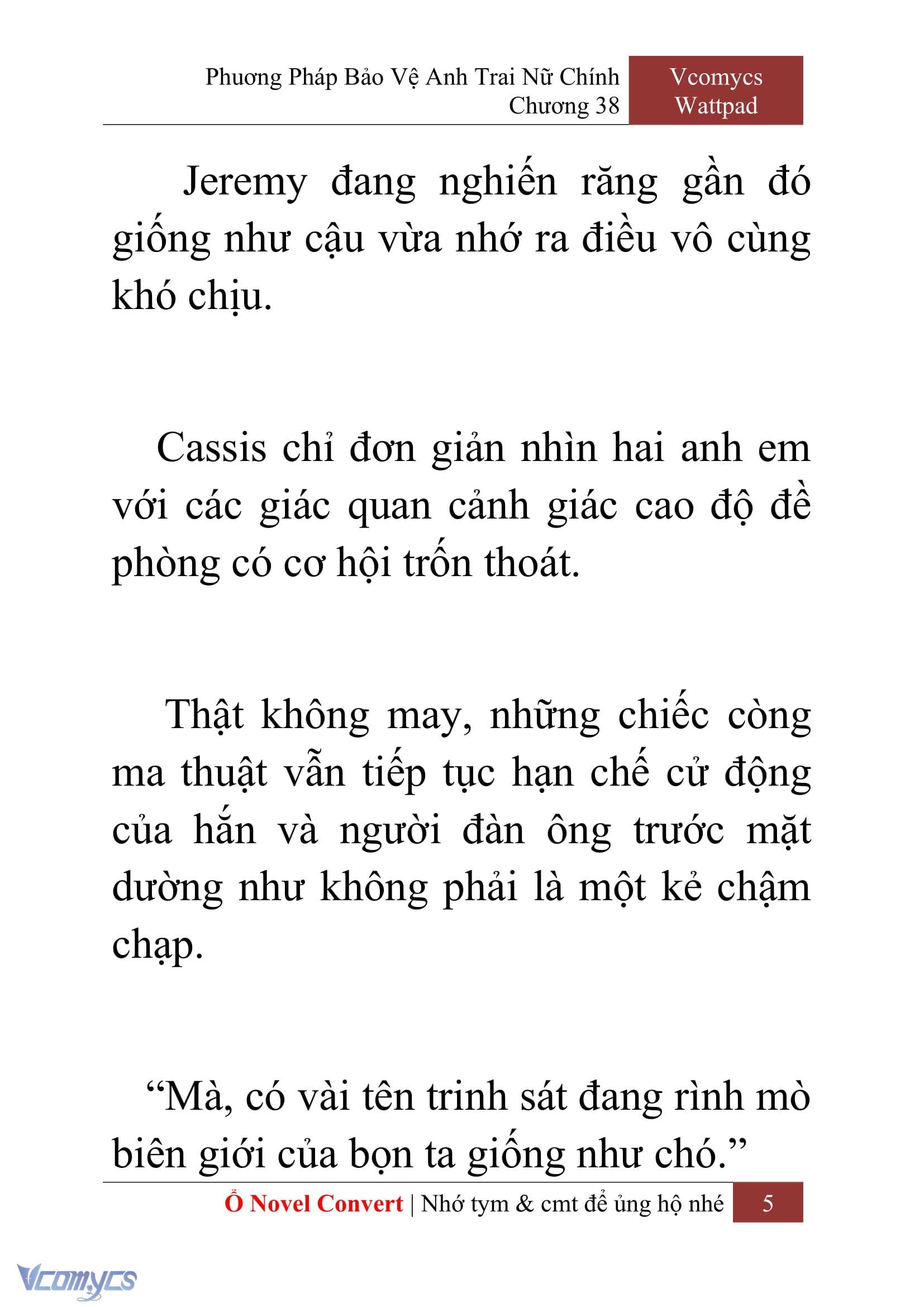 [Novel] Phương Pháp Bảo Vệ Anh Trai Nữ Chính Chap 38 - Trang 2