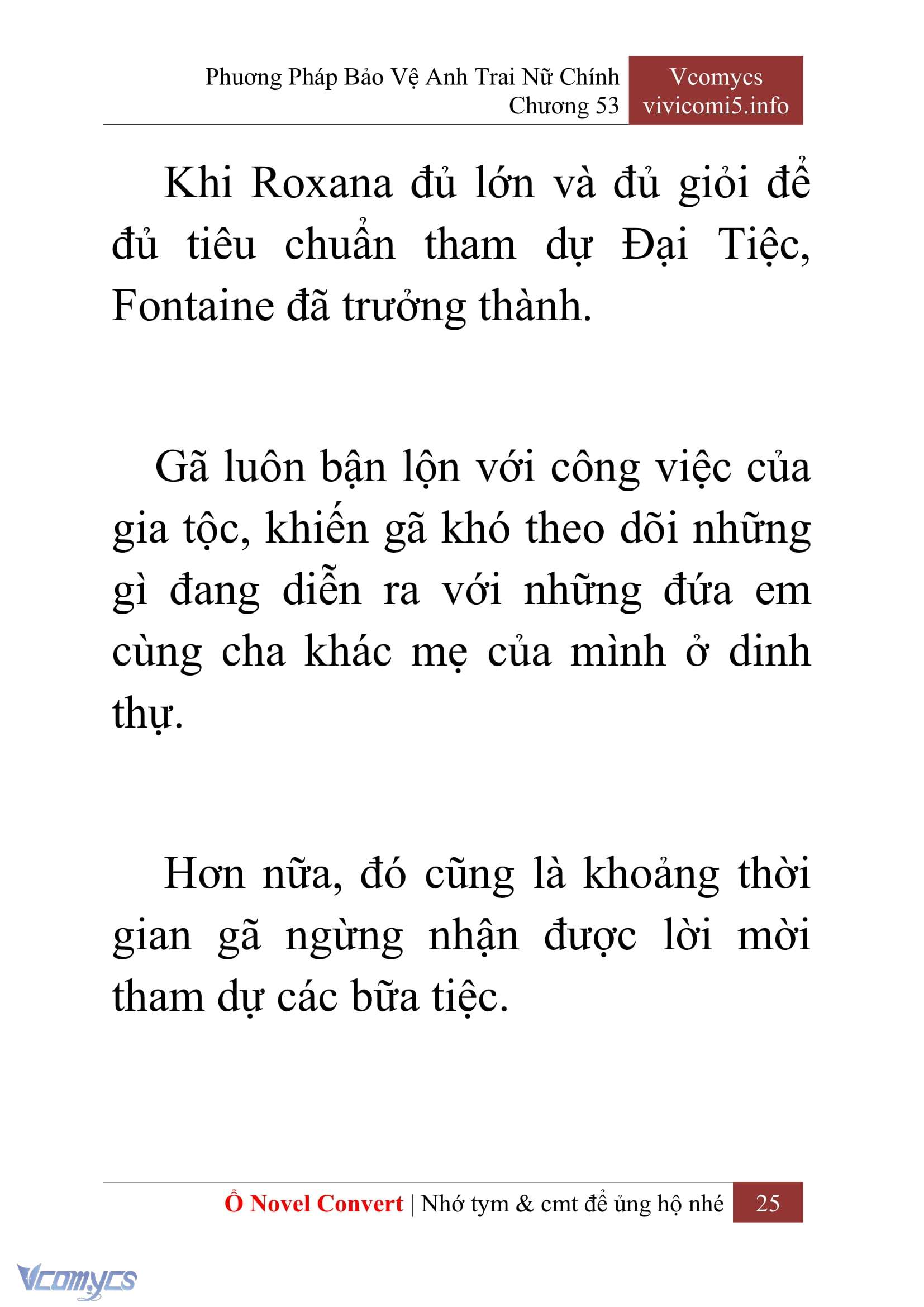 [Novel] Phương Pháp Bảo Vệ Anh Trai Nữ Chính Chap 53 - Trang 2