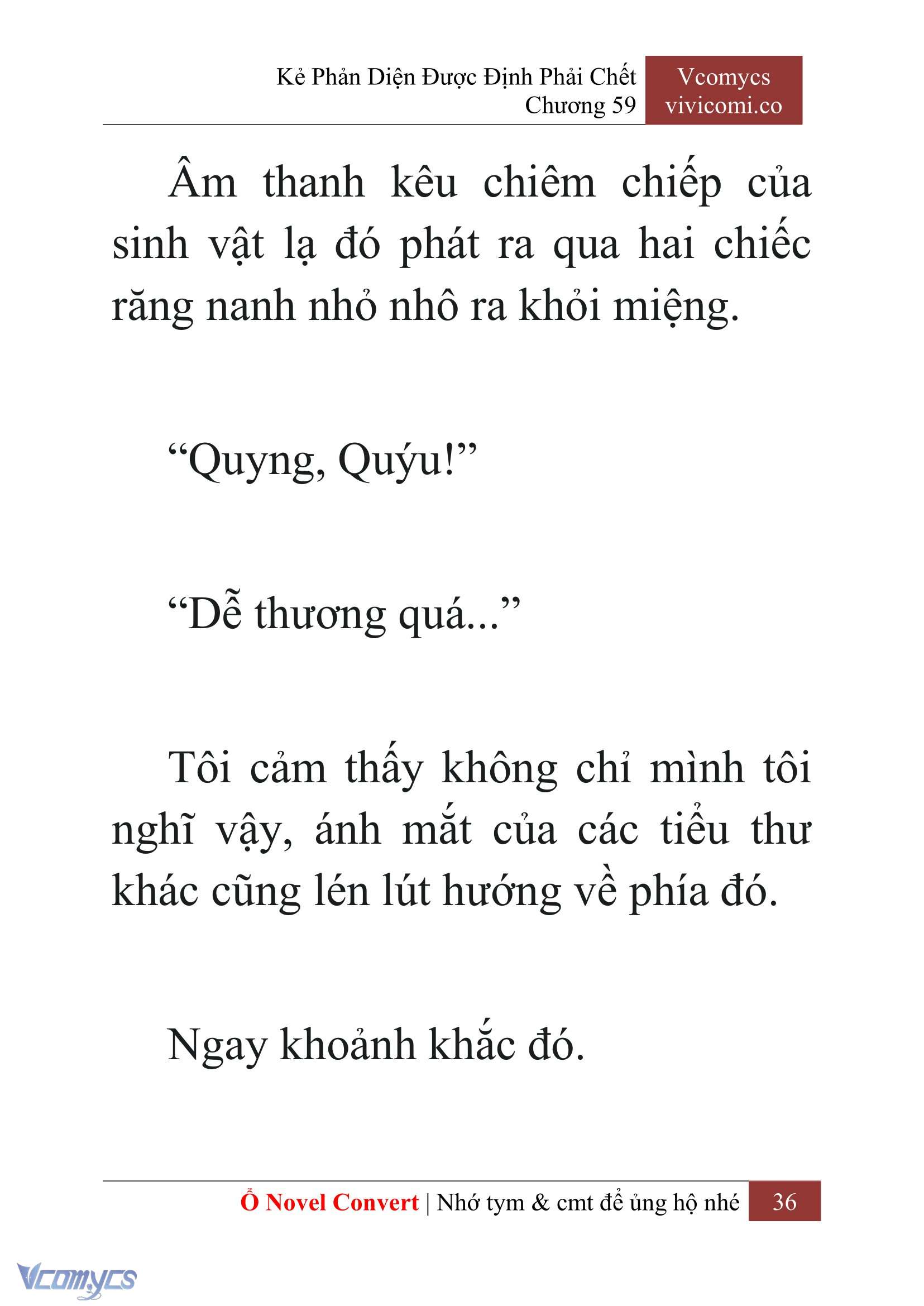 [Novel] Kẻ Phản Diện Được Định Phải Chết Chap 59 - Next Chap 60