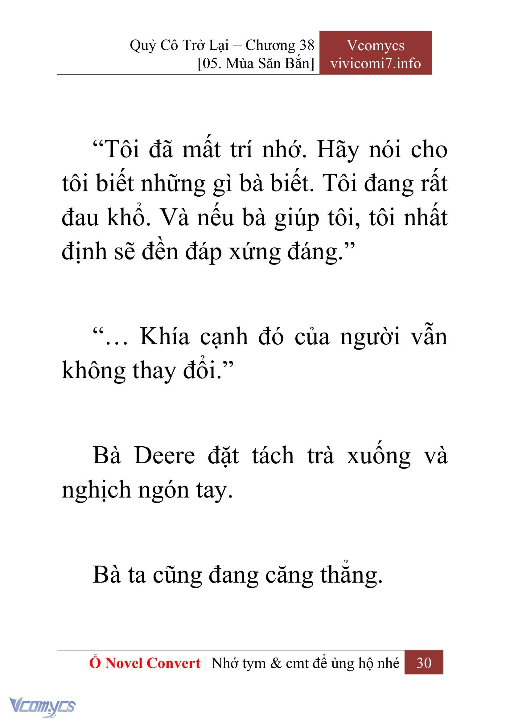 [Novel] Quý Cô Trở Lại Chap 38 - Trang 2