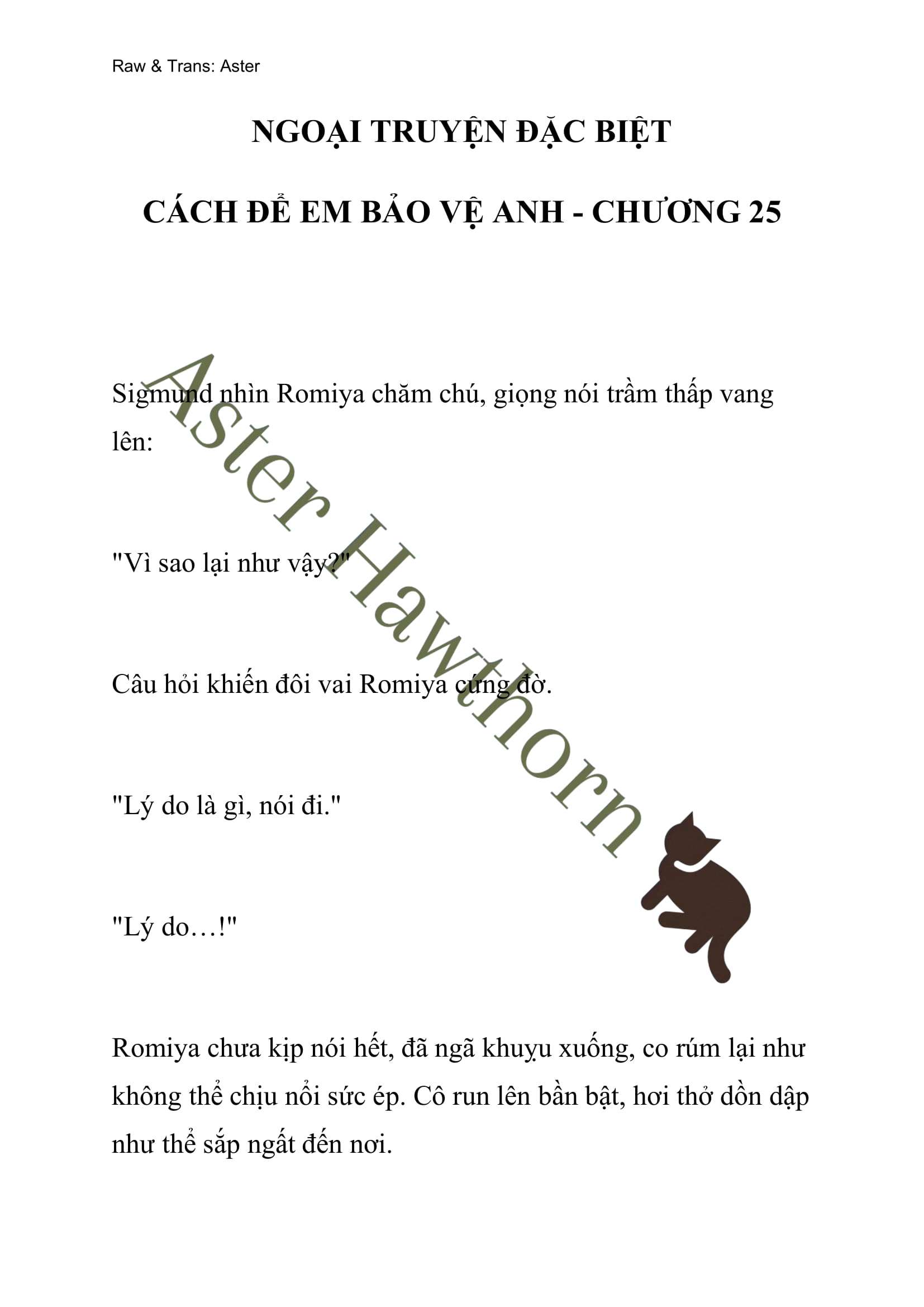 [NOVEL] Ngoại Truyện Cách Để Em Bảo Vệ Anh Chap 79 - Next Chap 80