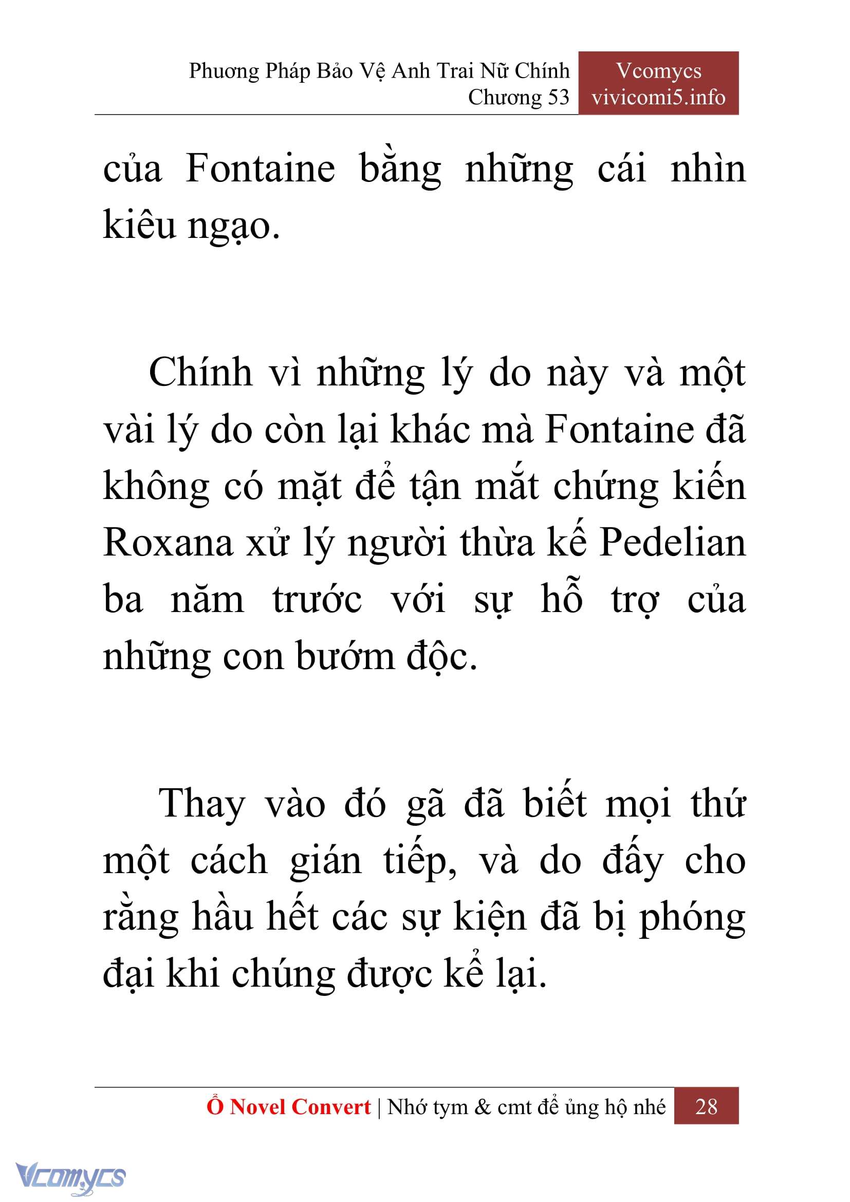 [Novel] Phương Pháp Bảo Vệ Anh Trai Nữ Chính Chap 53 - Trang 2