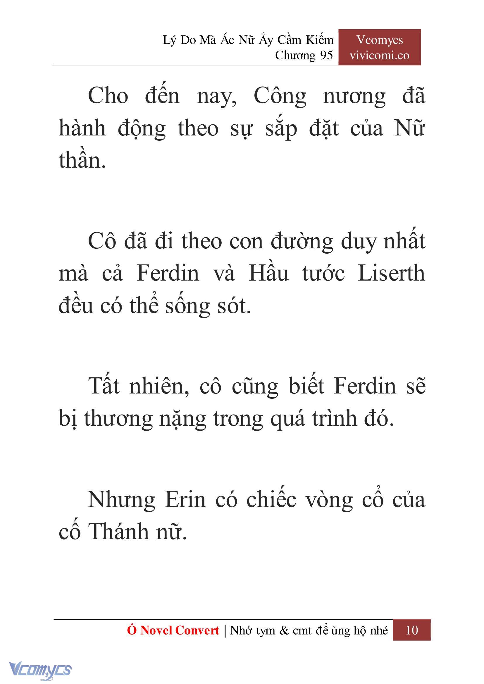 [Novel] Lý Do Mà Ác Nữ Ấy Cầm Kiếm Chap 95 - Next 