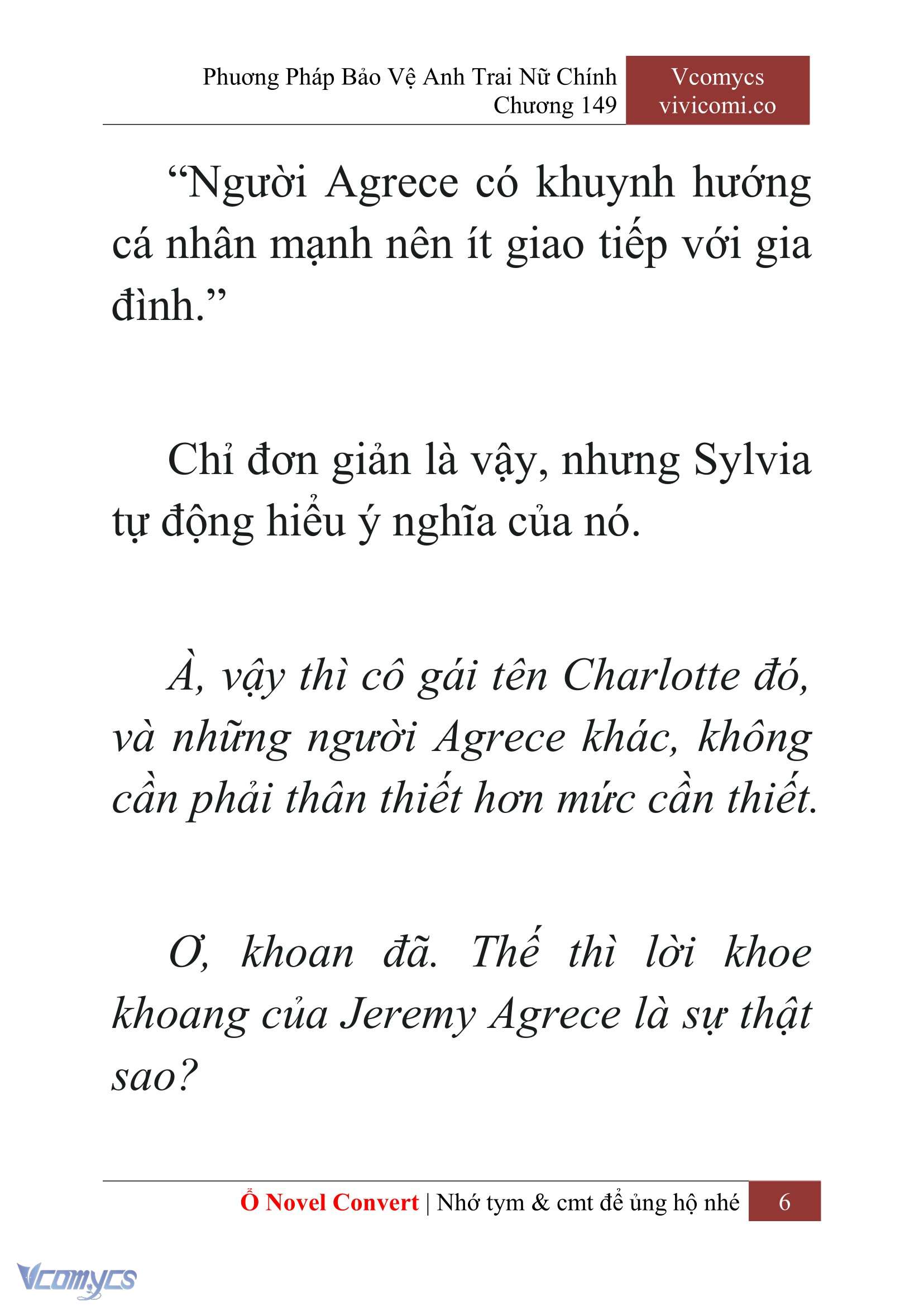 [Novel] Phương Pháp Bảo Vệ Anh Trai Nữ Chính Chap 149 - Next 
