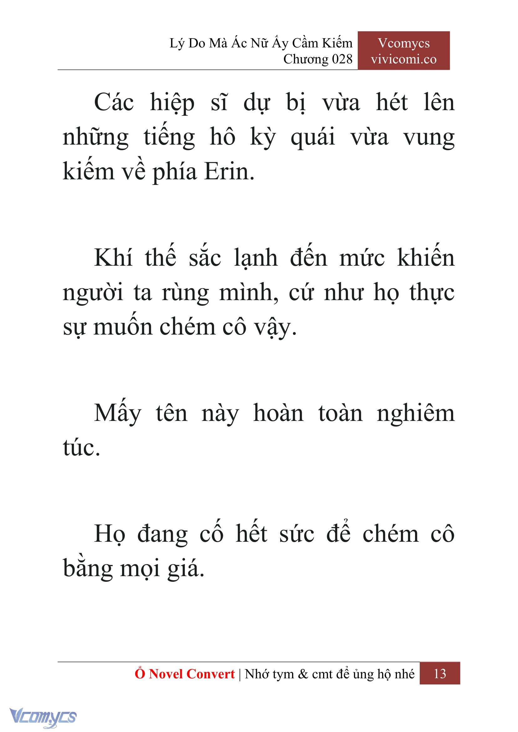 [Novel] Lý Do Mà Ác Nữ Ấy Cầm Kiếm Chap 28 - Trang 2
