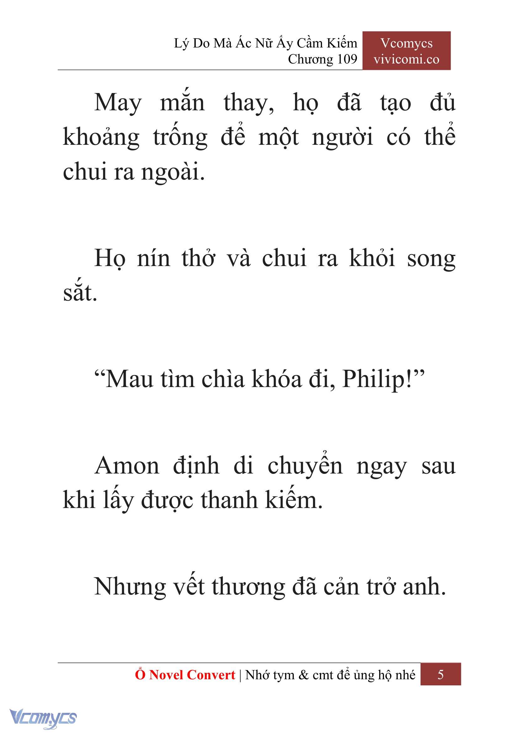 [Novel] Lý Do Mà Ác Nữ Ấy Cầm Kiếm Chap 109 - Trang 2