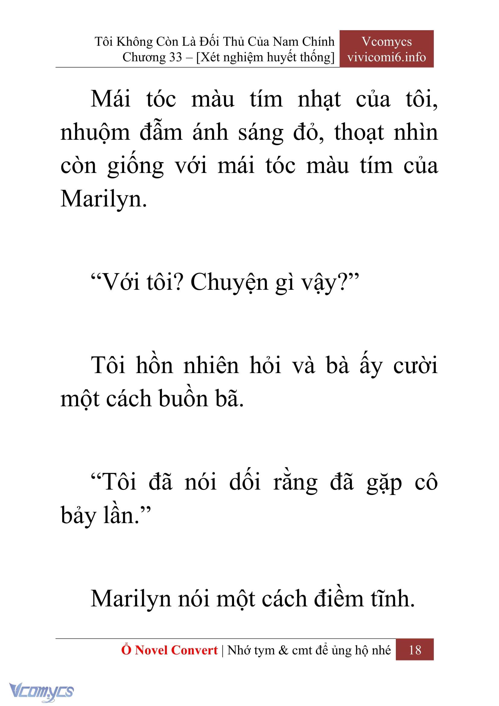 [Novel] Tôi Không Còn Là Đối Thủ Của Nam Chính Chap 33 - Trang 2