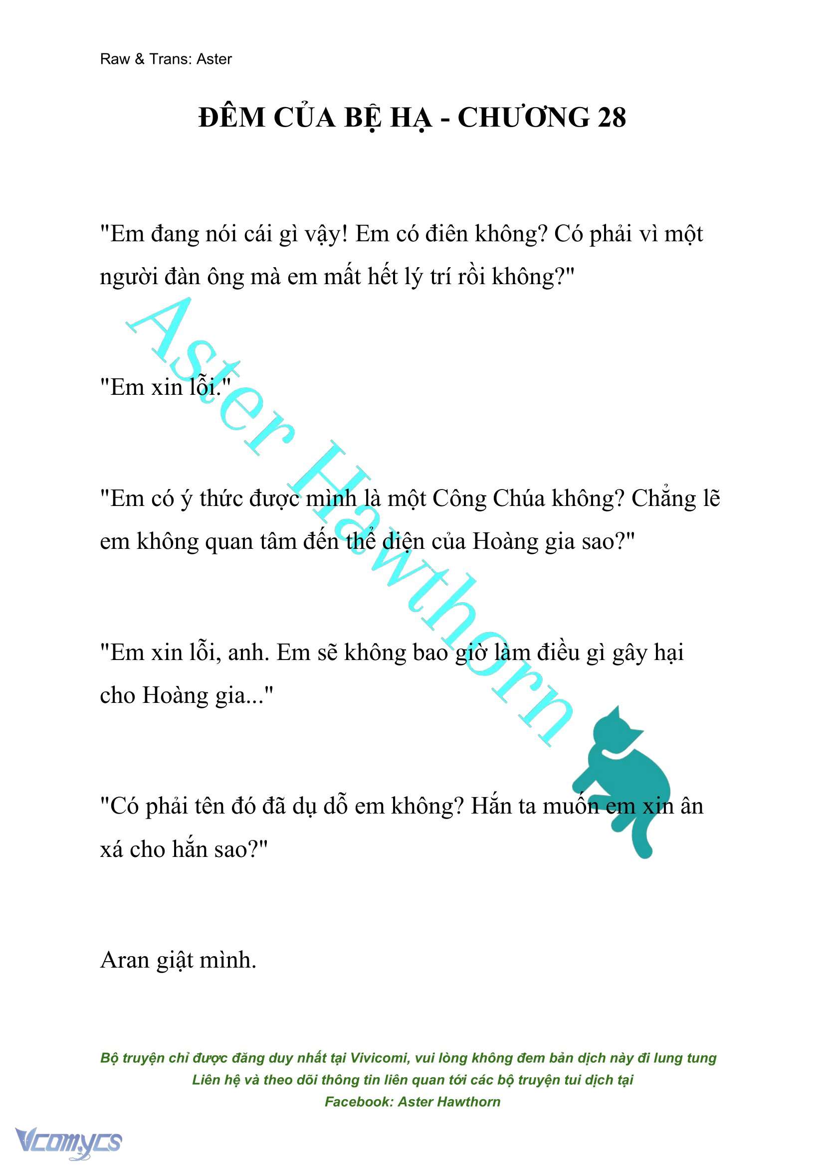 [NOVEL] Đêm Của Bệ Hạ Chap 28 - Trang 2