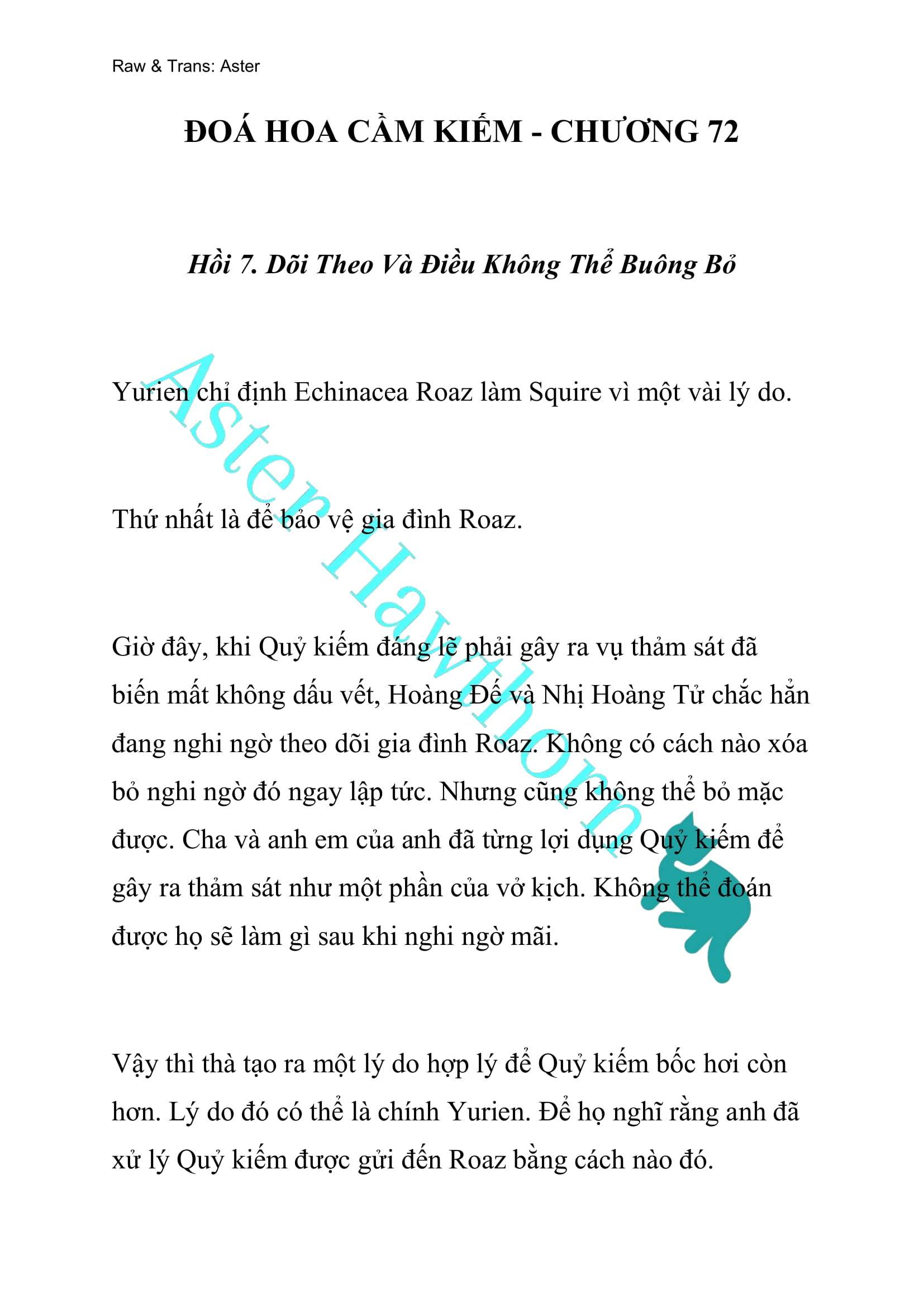 [NOVEL] Đóa Hoa Cầm Kiếm Chap 72 - Trang 2