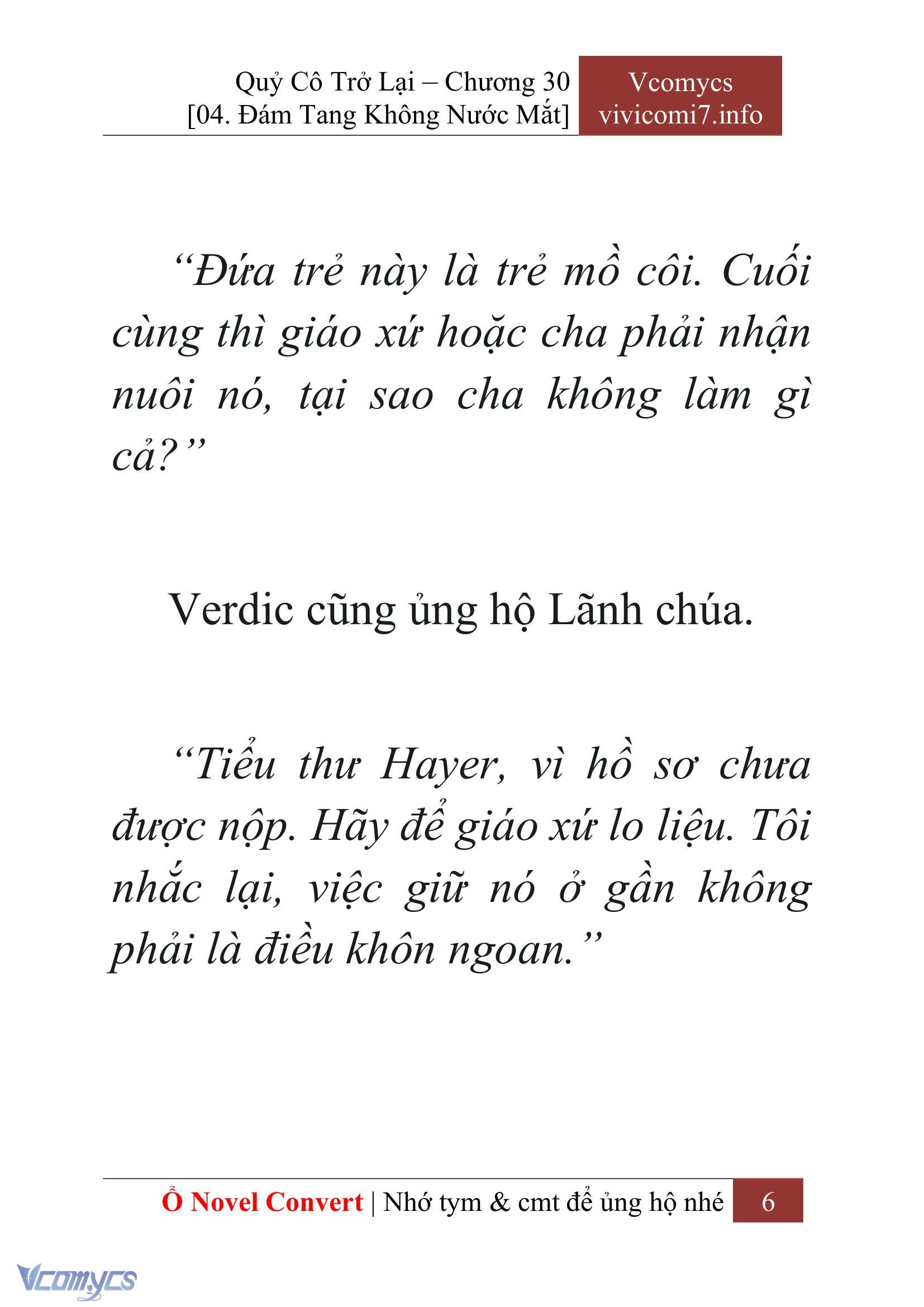[Novel] Quý Cô Trở Lại Chap 30 - Trang 2