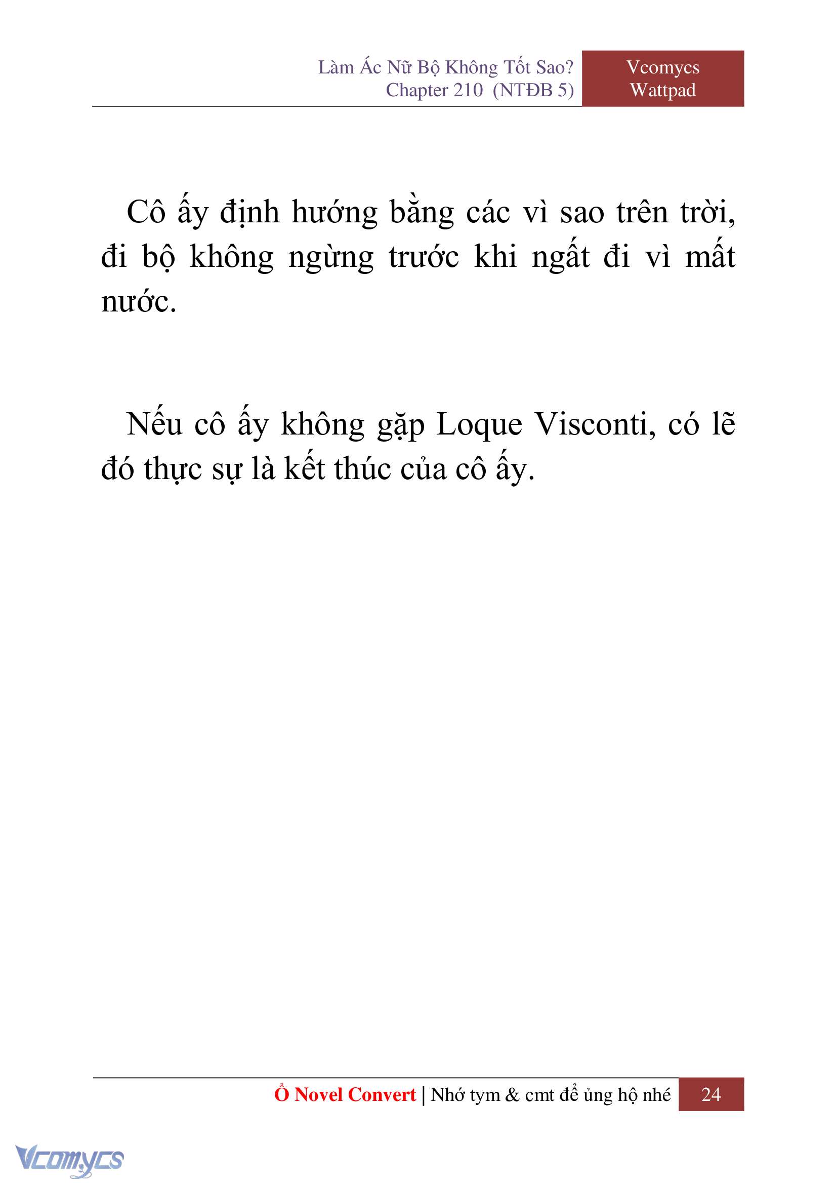 [Novel] Làm Ác Nữ Bộ Không Tốt Sao? Chap 210 - Trang 2