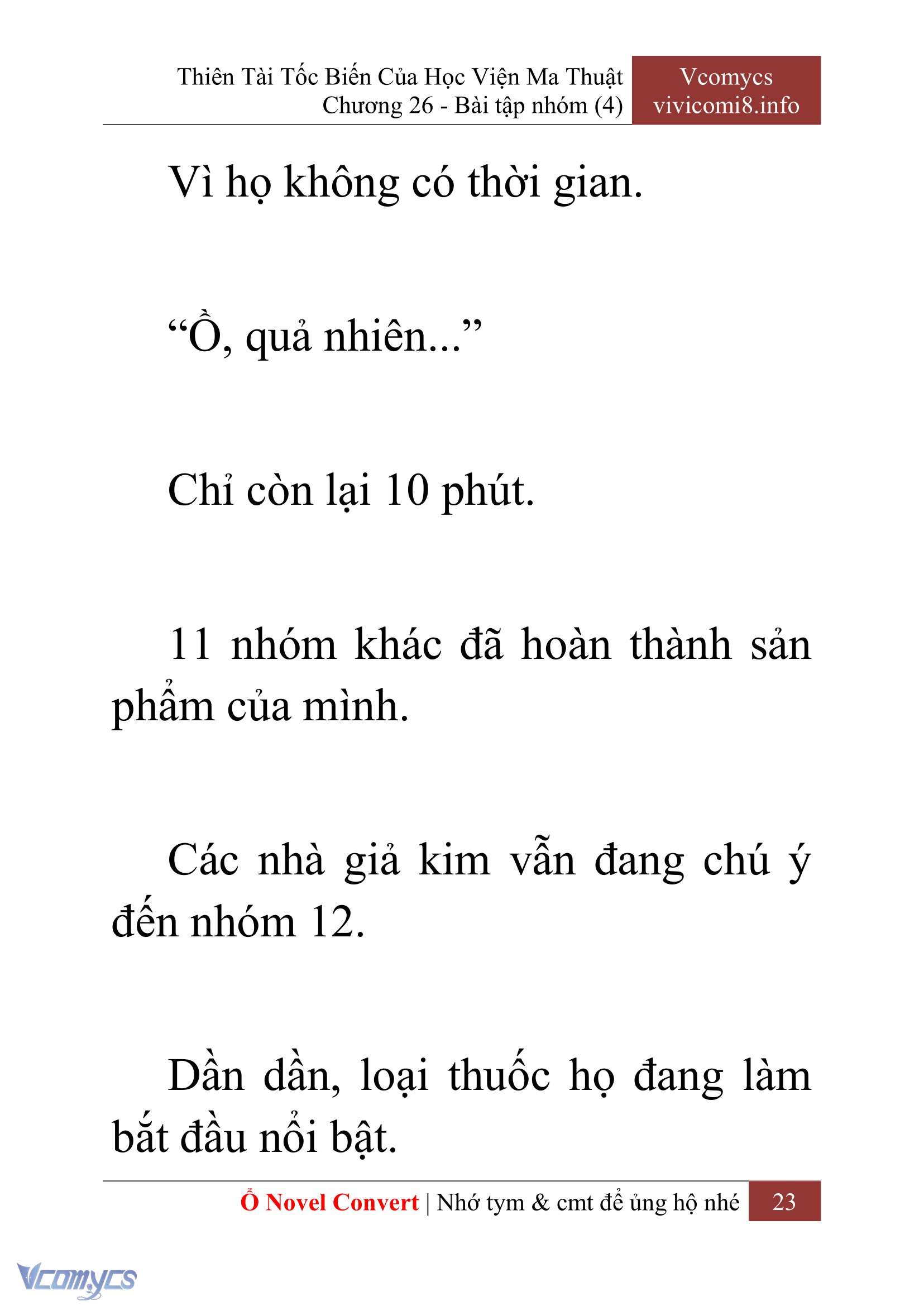 [Novel] Thiên Tài Tốc Biến Của Học Viện Ma Thuật Chap 26 - Trang 2