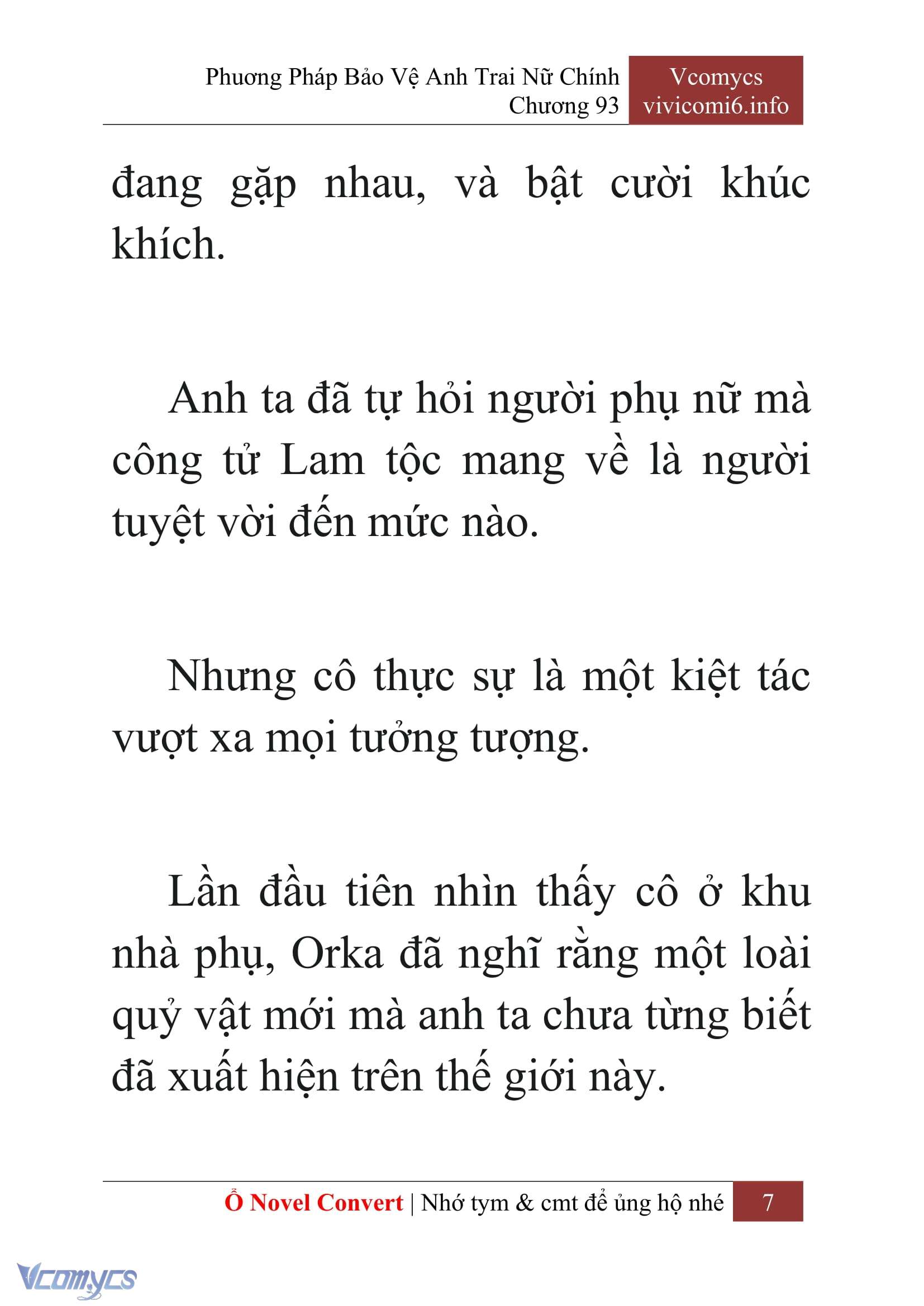 [Novel] Phương Pháp Bảo Vệ Anh Trai Nữ Chính Chap 93 - Trang 2