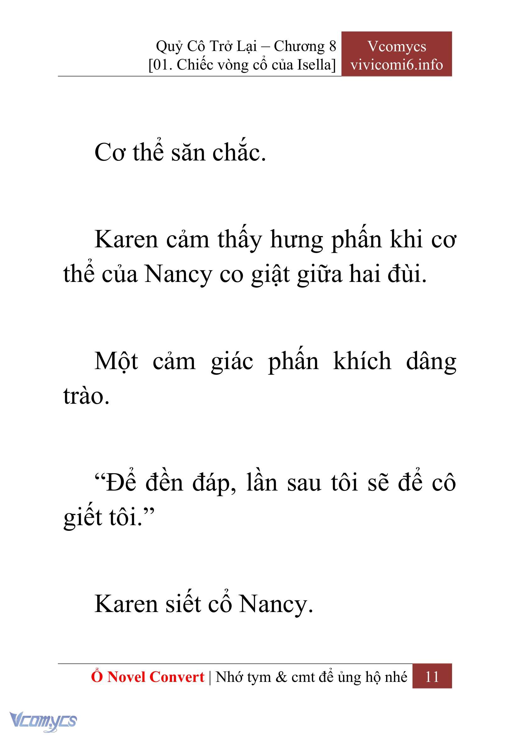 [Novel] Quý Cô Trở Lại Chap 8 - Trang 2