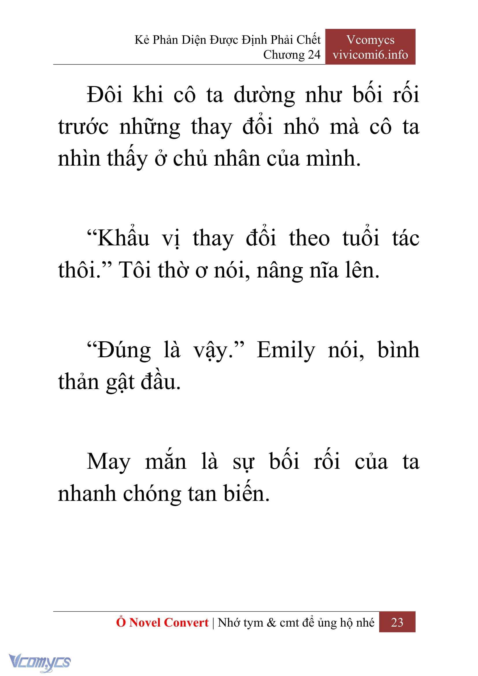 [Novel] Kẻ Phản Diện Được Định Phải Chết Chap 24 - Trang 2