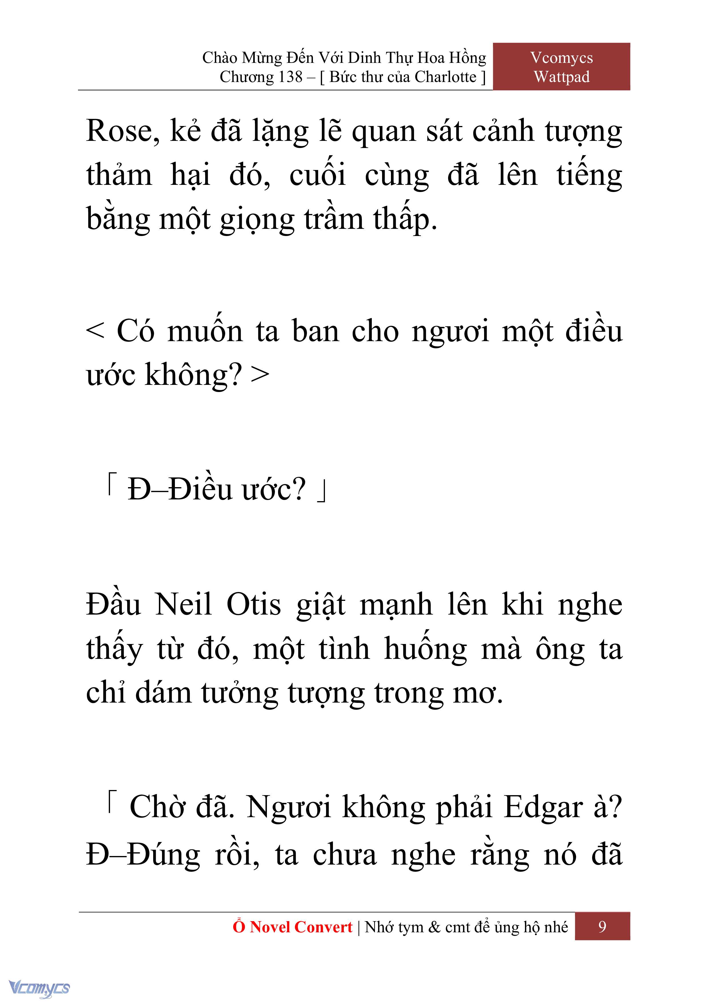 [Novel] Chào Mừng Đến Với Dinh Thự Hoa Hồng Chap 138 - Trang 2